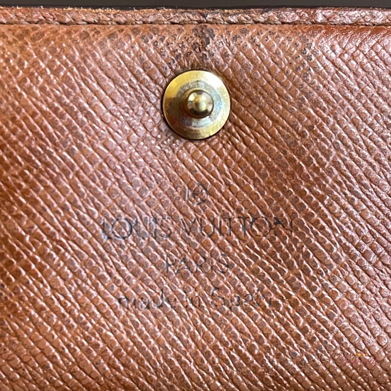 Louis Vuitton LOUIS VUITTON Vintage Brown Monogram Canvas Sarah Wallet Size ONE SIZE - 7 Thumbnail