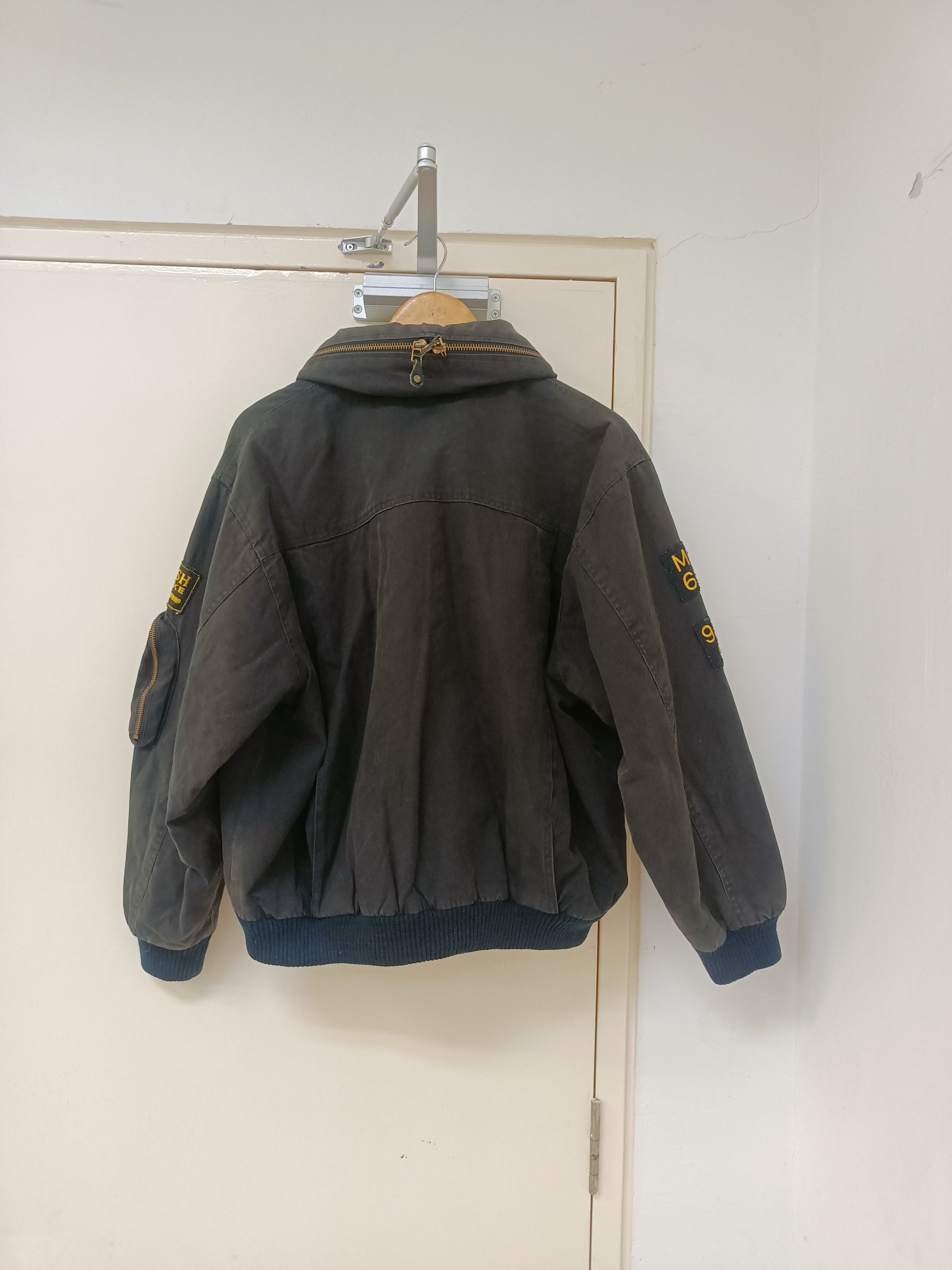 Vintage Vintage British Swooplex Biker Bomber Patches Jacket Size US XL / EU 56 / 4 - 4 Thumbnail