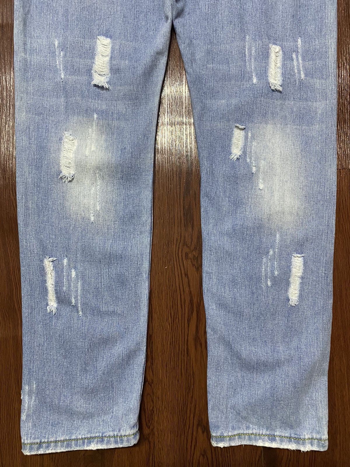 Japanese Brand Vintage Japanese Brands Distressed Patched Jeans Size US 34 / EU 50 - 6 Thumbnail