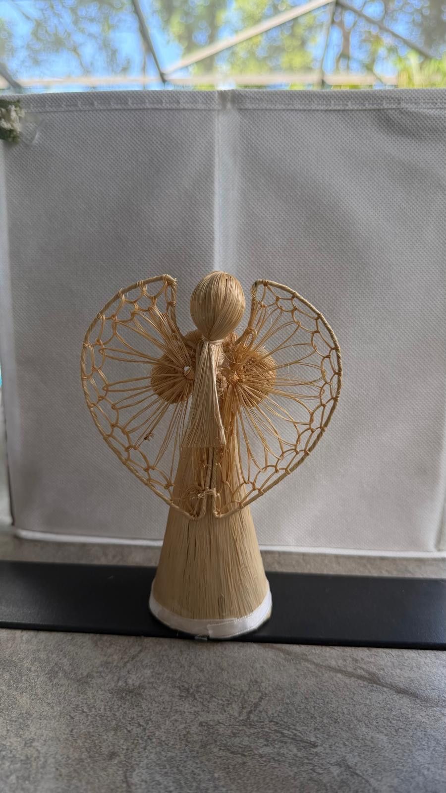 Other Vintage Corn Husk Straw Praying Angel Topper Philippines Size ONE SIZE - 2 Thumbnail