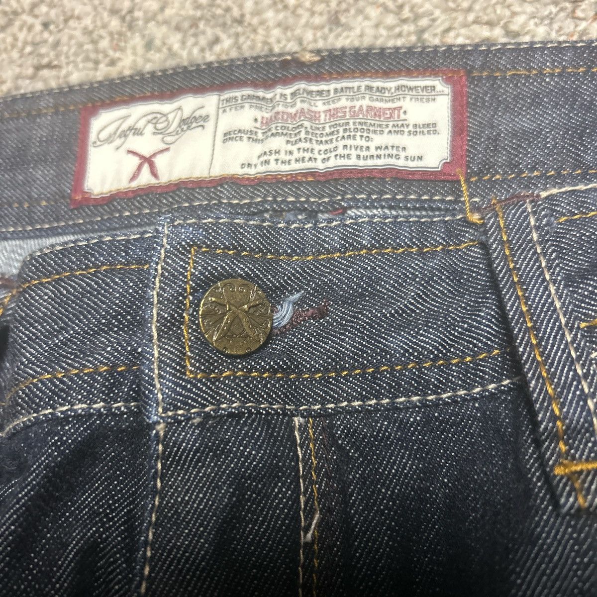 Affliction RARE Jesse pinkman wing jeans Size US 42 / EU 58 - 4 Thumbnail
