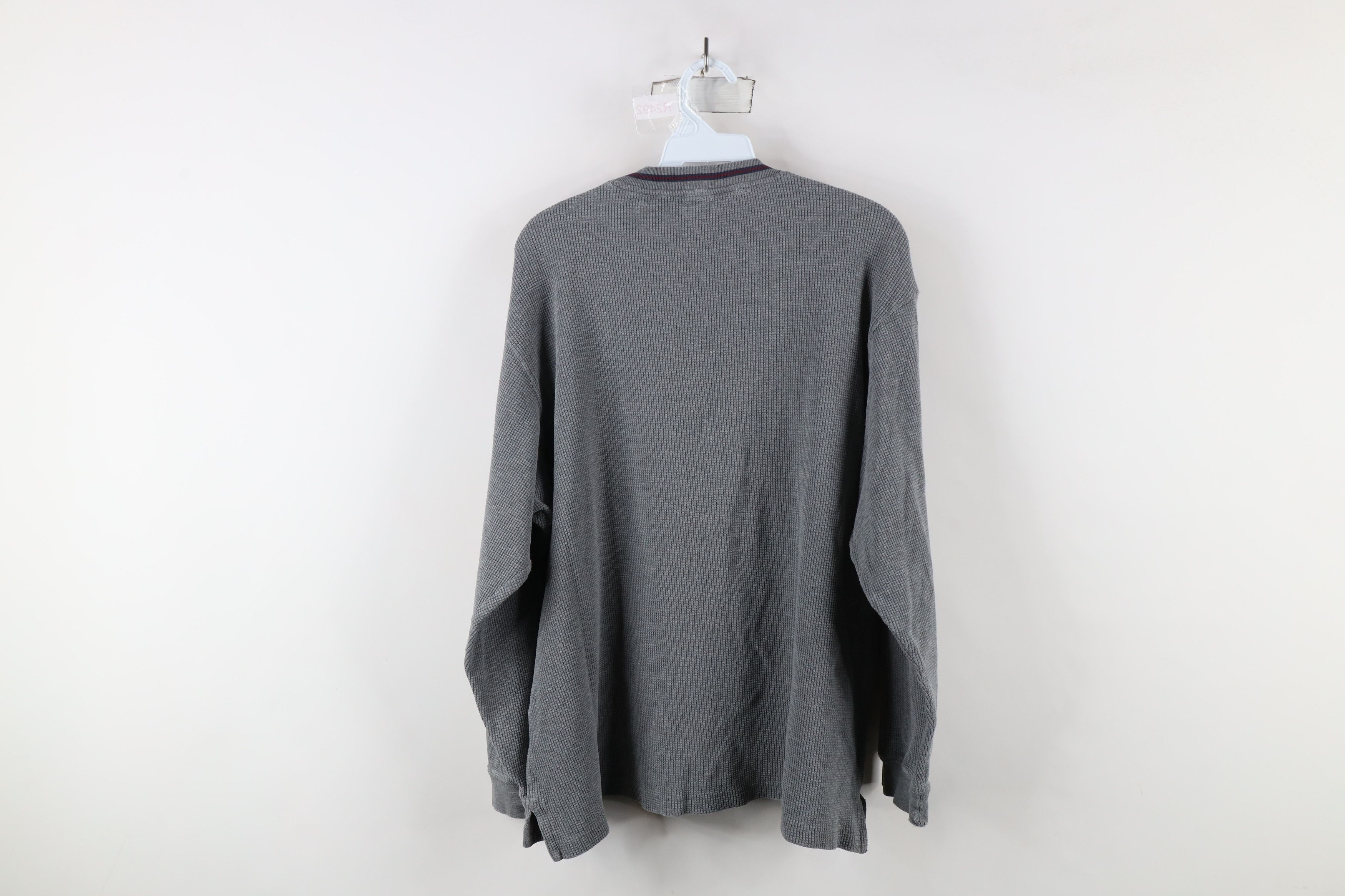 Eddie Bauer × Vintage Vintage 90s Eddie Bauer Waffle Knit Long Sleeve T-Shirt Size US L / EU 52-54 / 3 - 13 Thumbnail