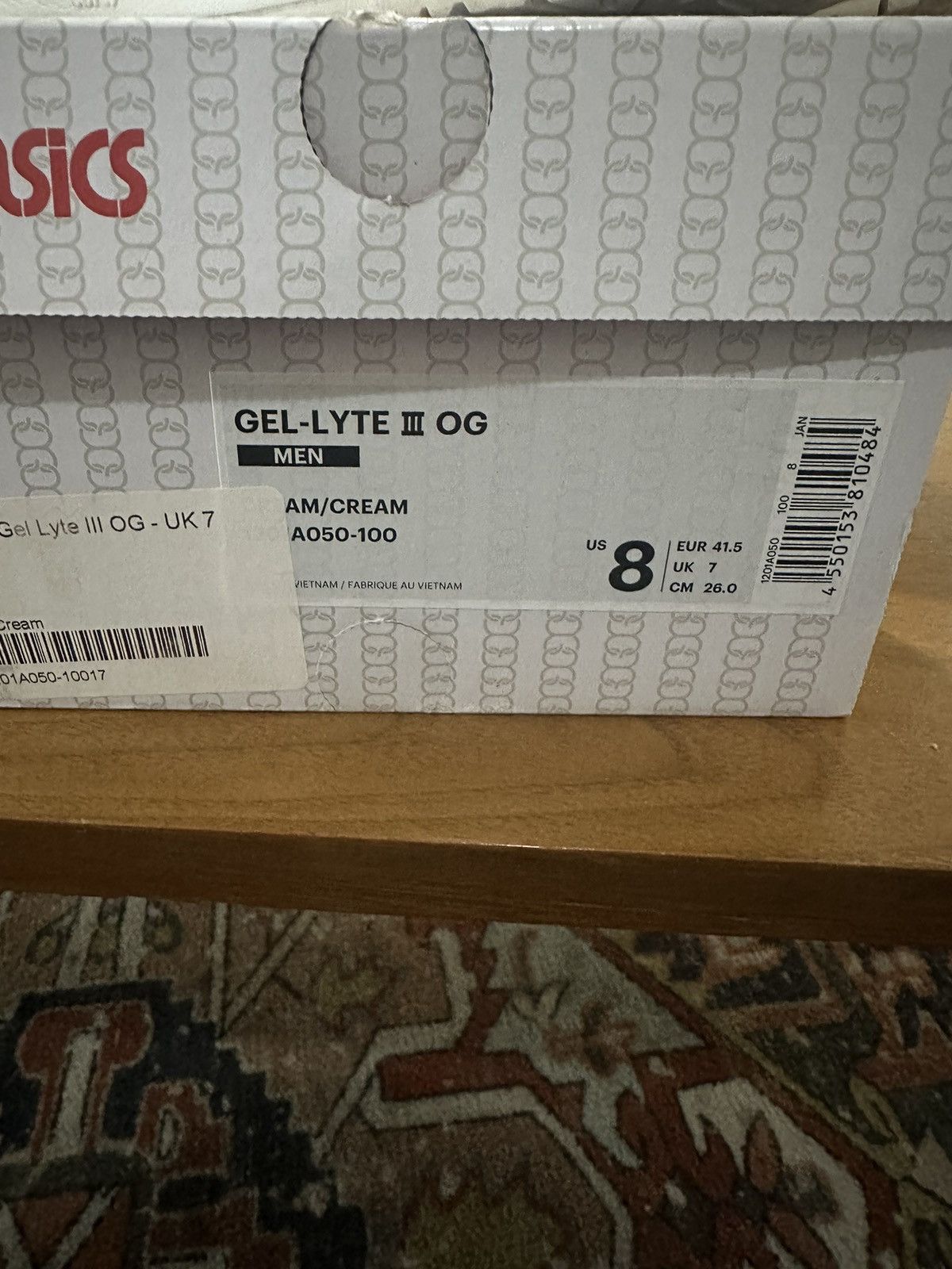 Asics Asics Gel-Lyte 3 OG - Cream Size US 8 / EU 41 - 3 Thumbnail