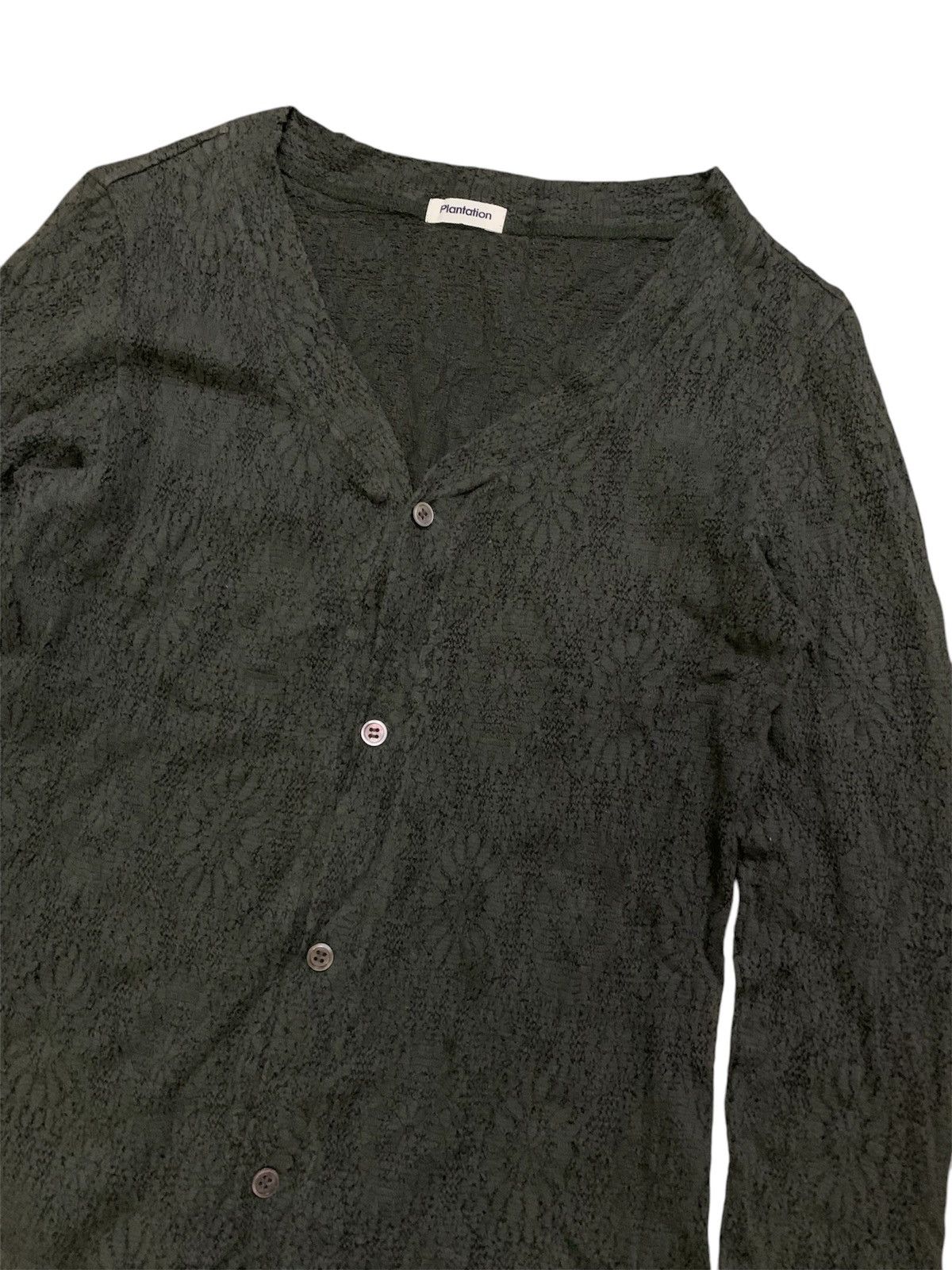 Pleats Please Issey Miyake Vtg Issey Miyake Plantation Cardigan Shirt Size S / US 4 / IT 40 - 2 Thumbnail