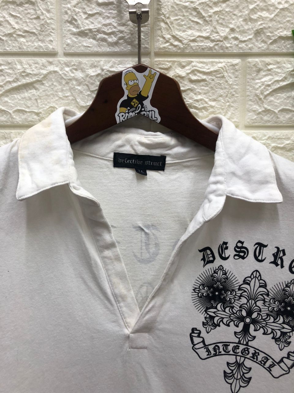 Japanese Brand vintage Defective Struct Japan Inspired Chrome Hearts Style Size US L / EU 52-54 / 3 - 6 Thumbnail
