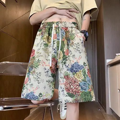 Japanese Brand Rose Vintage Niche High Street Shorts Size US 30 / EU 46 - 8 Thumbnail