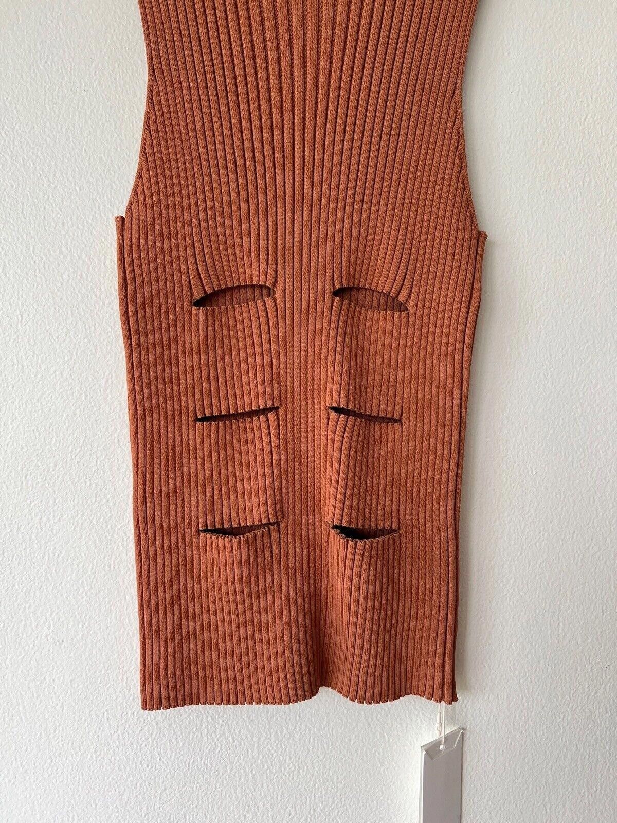 Dion Lee New dion lee rib slash top rib tank singlet large saddle tan Size L / US 10 / IT 46 - 3 Thumbnail