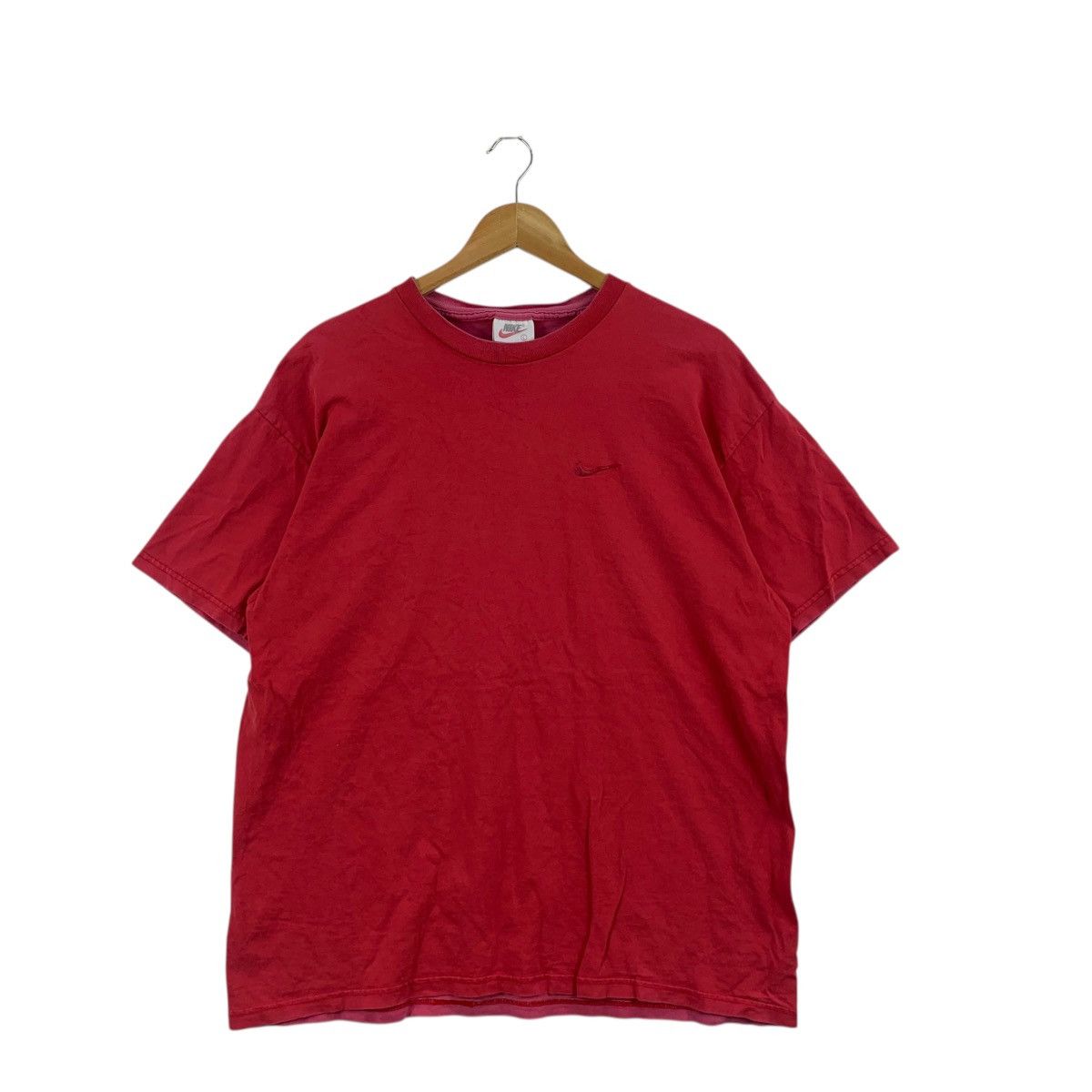 Nike Vintage 90’ NIKE MADE IN USA Embroidered Logo Tee Shirt Top Size US L / EU 52-54 / 3 - 3 Thumbnail