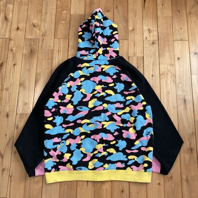 Bape BAPE Multi Camo Full Zip Hoodie cotton candy camo NIGO APE Size US L / EU 52-54 / 3 - 2 Thumbnail