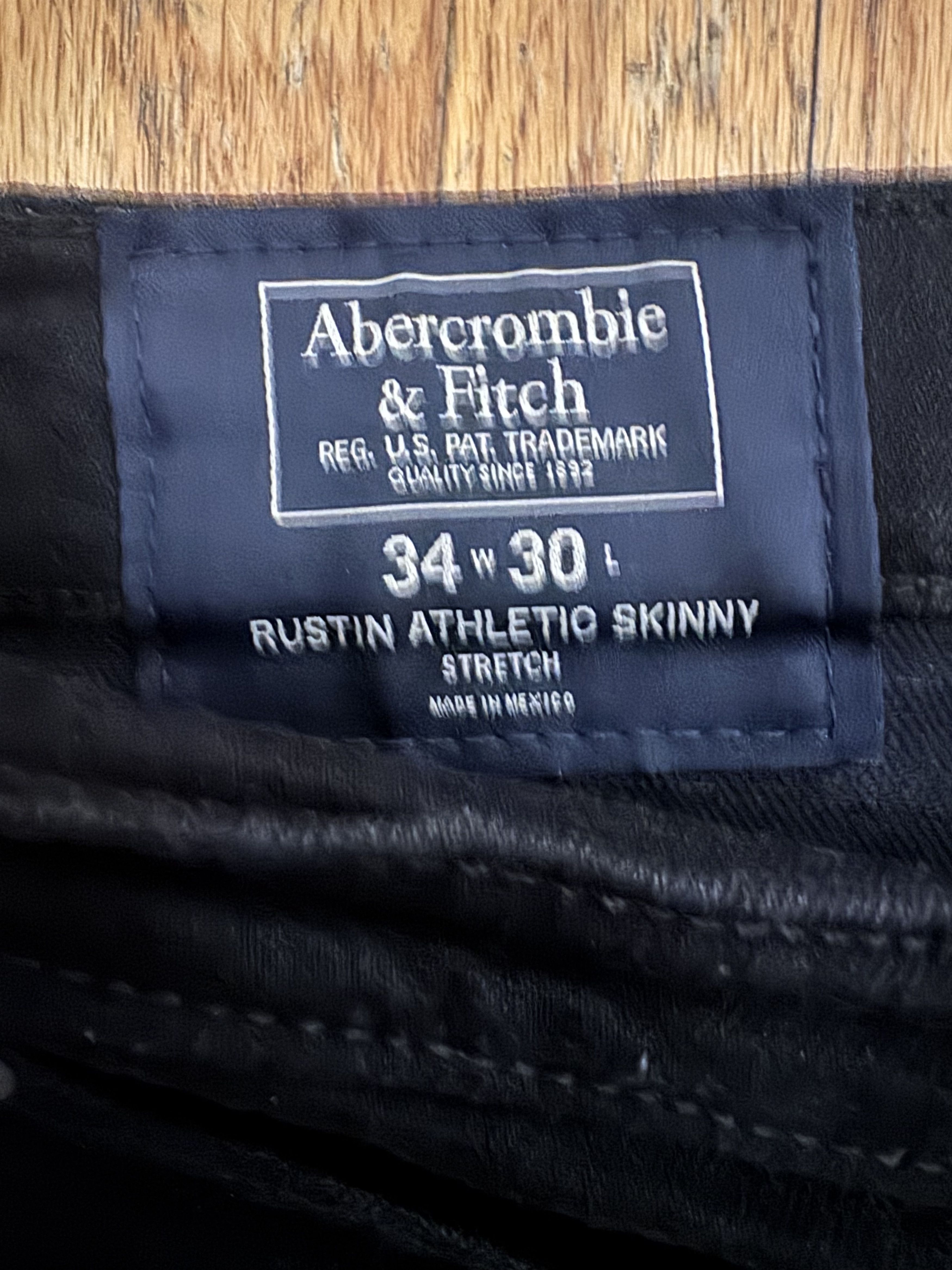 Abercrombie & Fitch Rustin Athletic Skinny Jean Size US 34 / EU 50 - 2 Thumbnail