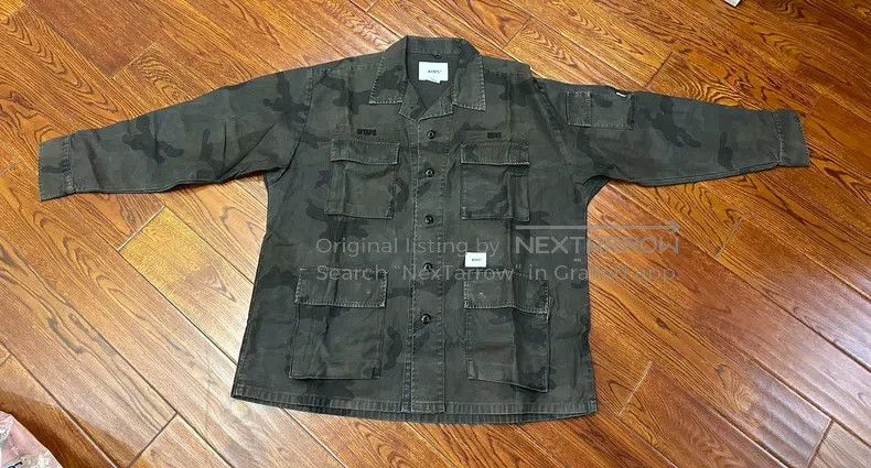 Wtaps Wtaps Dark camouflage four-pocket jacket shirt coat Size US M / EU 48-50 / 2 - 3 Thumbnail