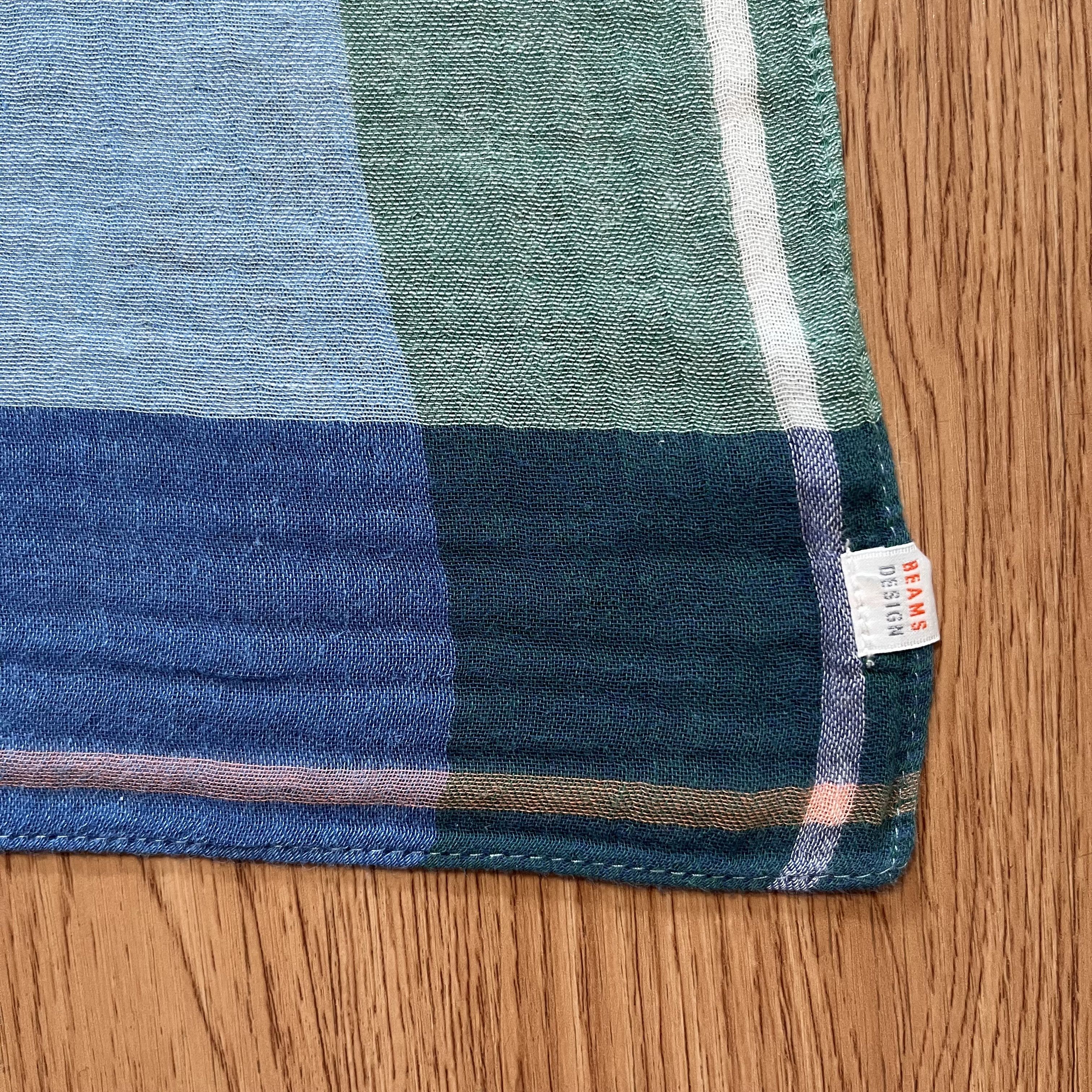 Vintage Beams Design Handkerchief Size ONE SIZE - 2 Thumbnail