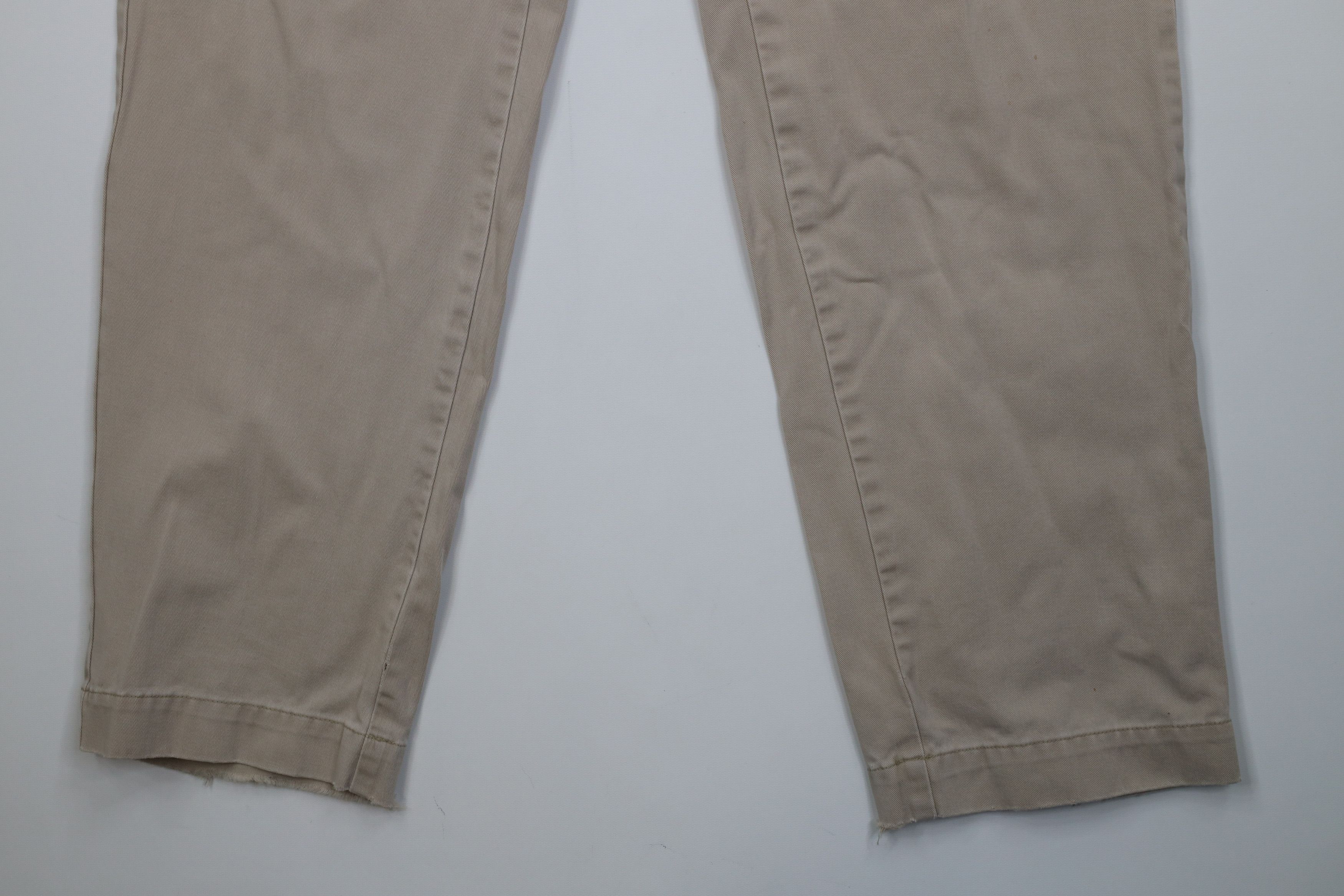 Ralph Lauren Vintage 90s Ralph Lauren Philip Cotton Chino Pants Beige Size US 30 / EU 46 - 4 Thumbnail