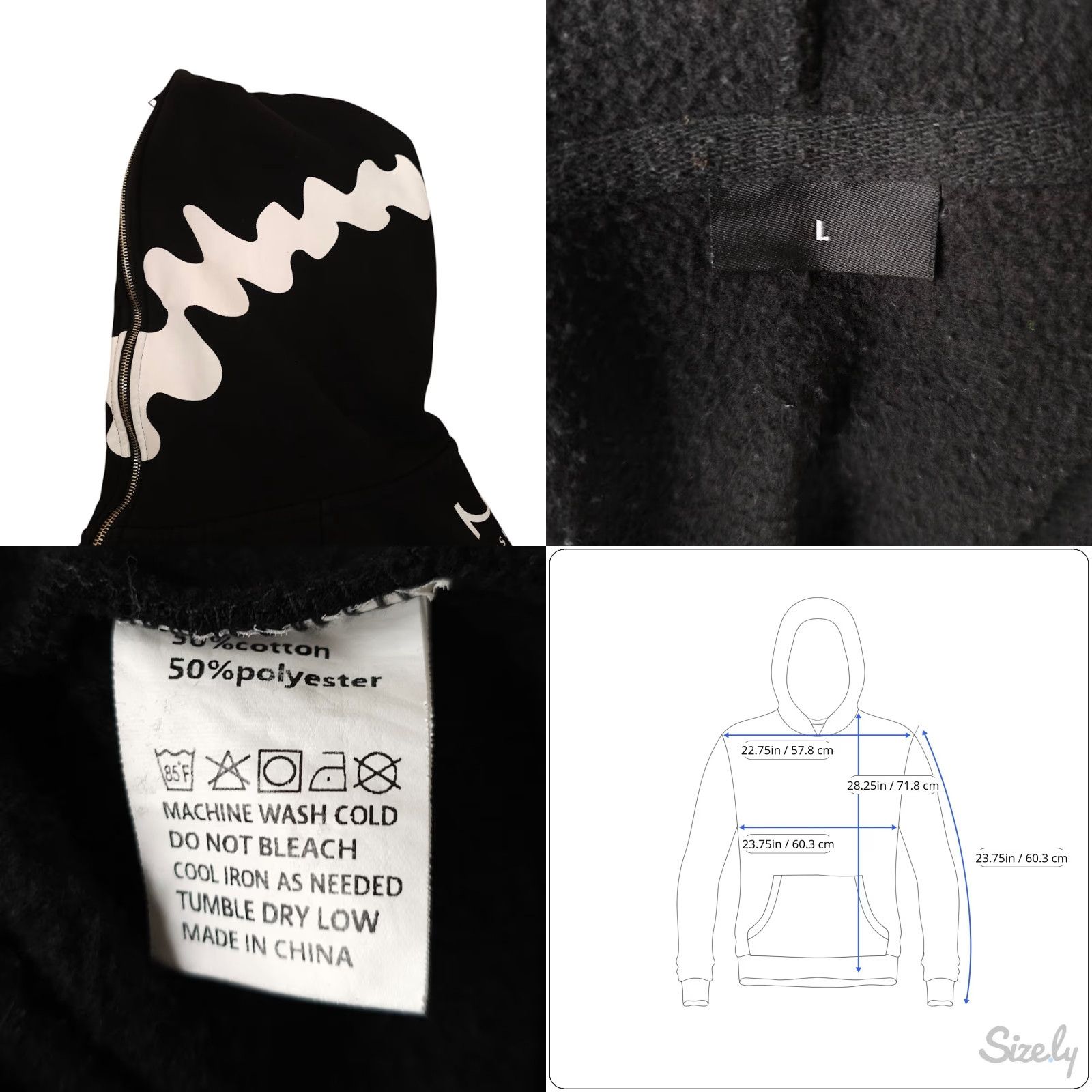 Vintage Universal Monsters Hoodie Mens Size Large Black Bride Of Frankenstein Sweatshirt Full Zip Size US L / EU 52-54 / 3 - 8 Thumbnail