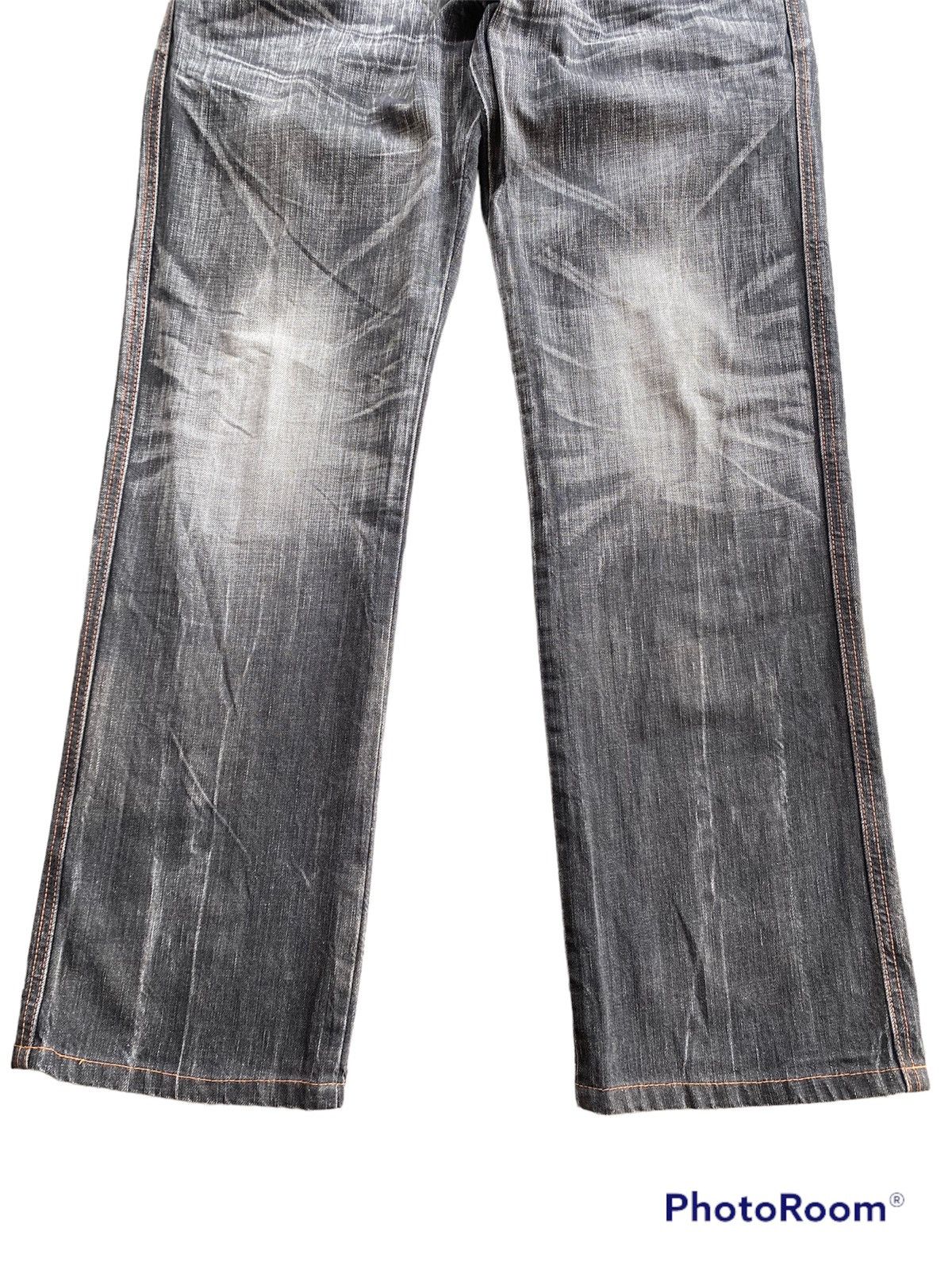 Edwin × Japanese Brand Baggy Jeans Edwin BTF503 Faded Black Grunge Jeans Size US 32 / EU 48 - 3 Thumbnail