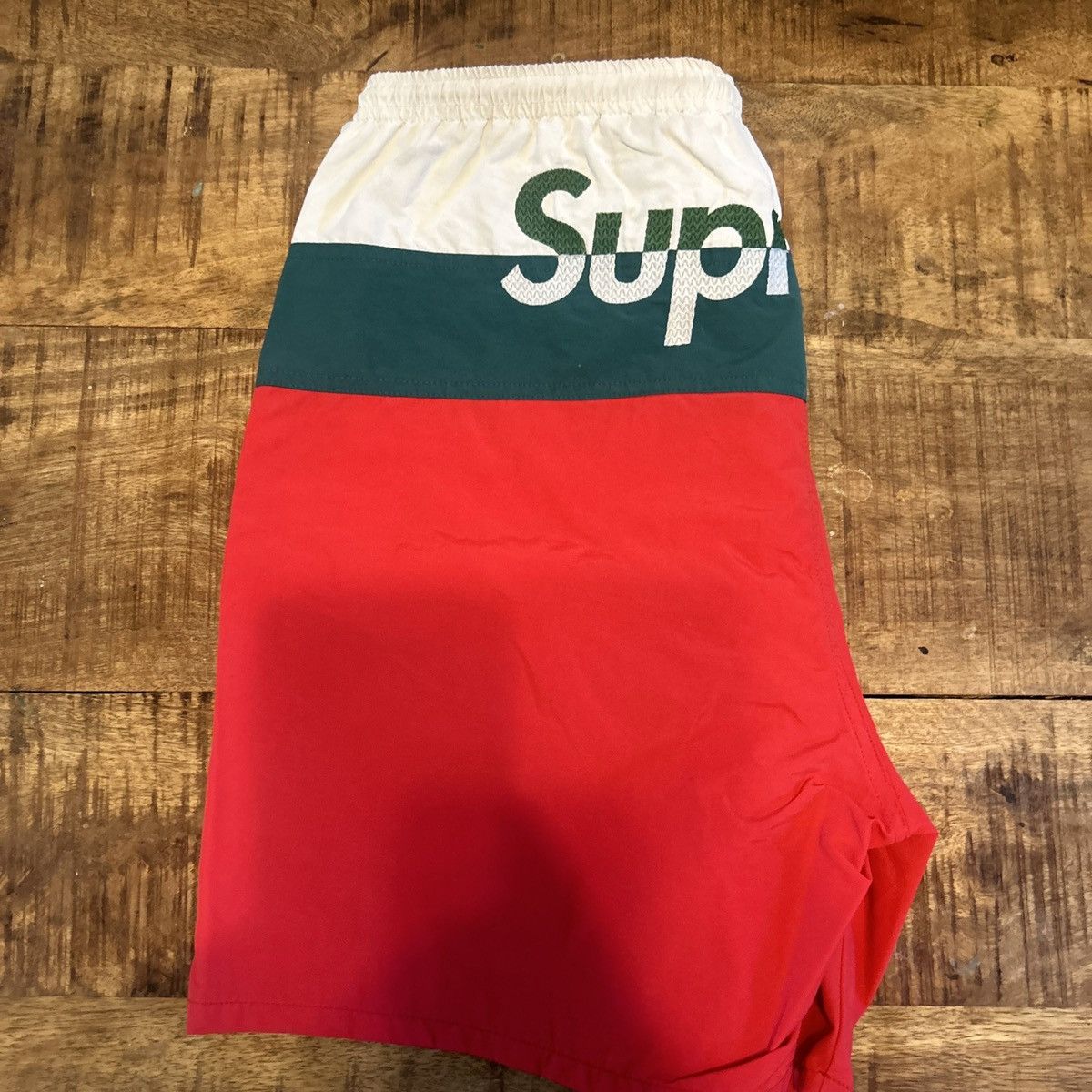 Supreme Supreme Split Logo Water Shorts Size US 36 / EU 52 - 3 Thumbnail