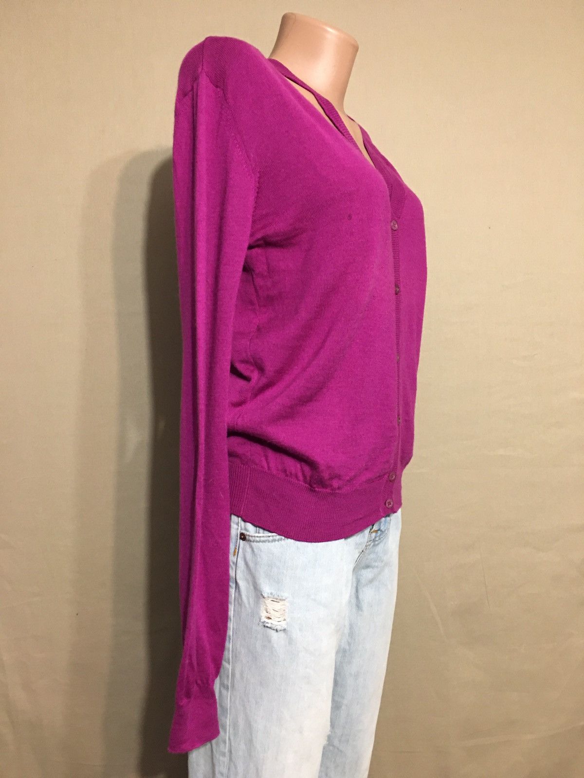 Frankie Morello Frankie Morello Milan Purple Wool Designer Sweater Size L Size L / US 10 / IT 46 - 3 Thumbnail