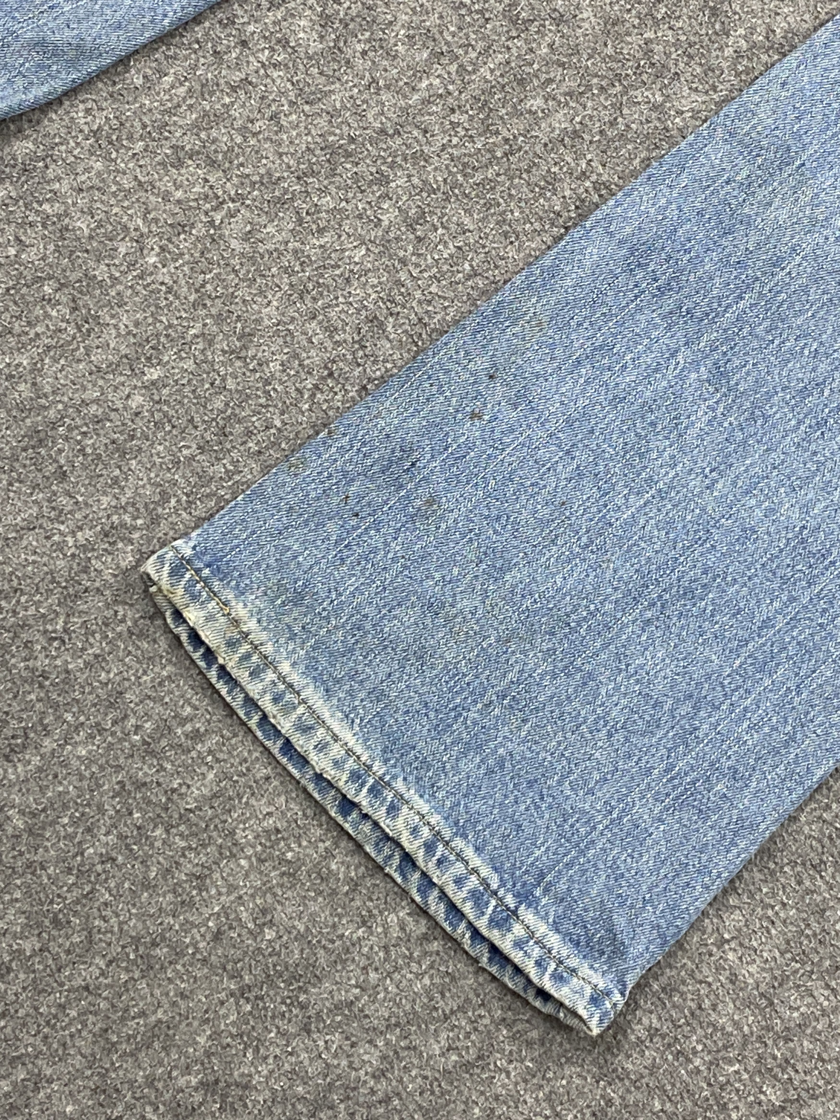 Levi's Vintage levis 518 Flare Bootcut Blue Denim DP2628 Size US 28 / EU 44 - 15 Thumbnail