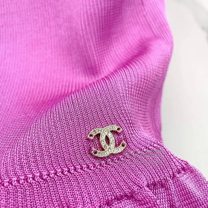 Chanel Chanel Purple Silk Women's Top . Size S / US 4 / IT 40 - 5 Thumbnail