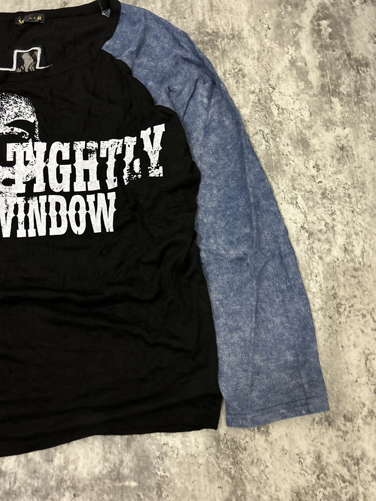 If Six Was Nine × Japanese Brand × Le Grande Bleu (L.G.B.) MKR Japan Skull Mesh Cross Back Design Long Sleeve Tshirt Size US M / EU 48-50 / 2 - 5 Thumbnail
