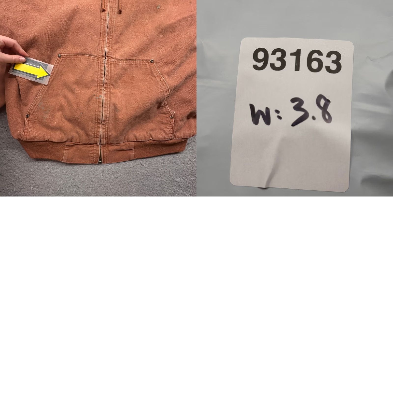Vintage VINTAGE Forge Workwear Jacket Duck Canvas Sherpa Lined Full Zip Mens Large Brown Orange Bomber Jacket Mens Size US L / EU 52-54 / 3 - 10 Thumbnail