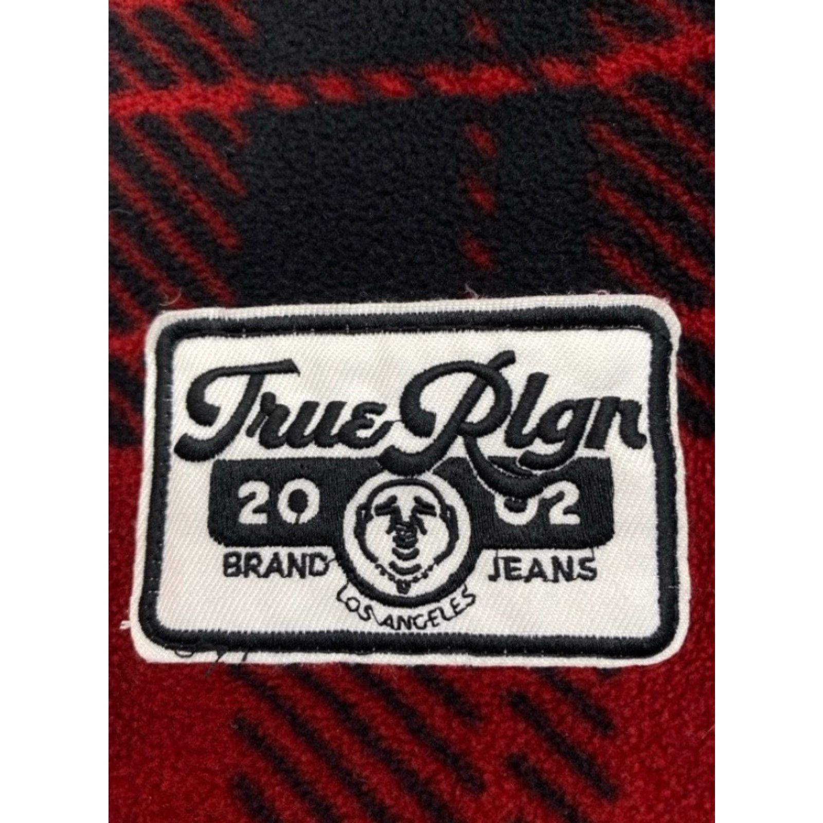 True Religion VINTAGE True Religion Shacket Women's M Red Plaid Polar Fleece Snap Buttons 5886 Size M / US 6-8 / IT 42-44 - 7 Thumbnail
