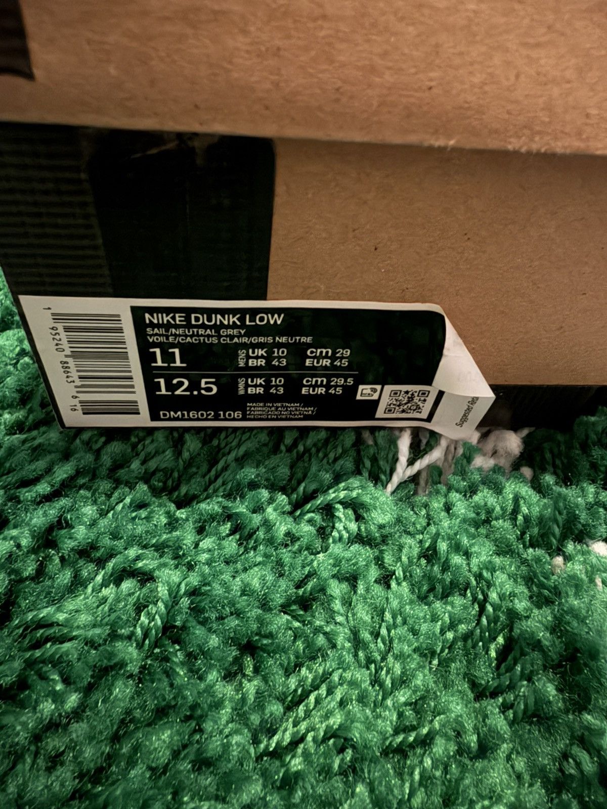 Nike × Off-White Nike x Off White Dunk Low Lot 08 Sz. 11 Size US 11 / EU 44 - 10 Thumbnail
