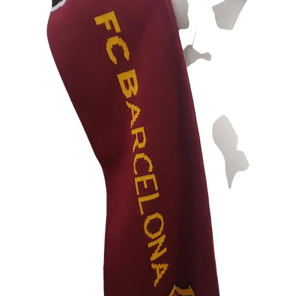 Designer CT1768 Barcelona Winter Scarf Burgundy and Yellow Size ONE SIZE - 3 Thumbnail