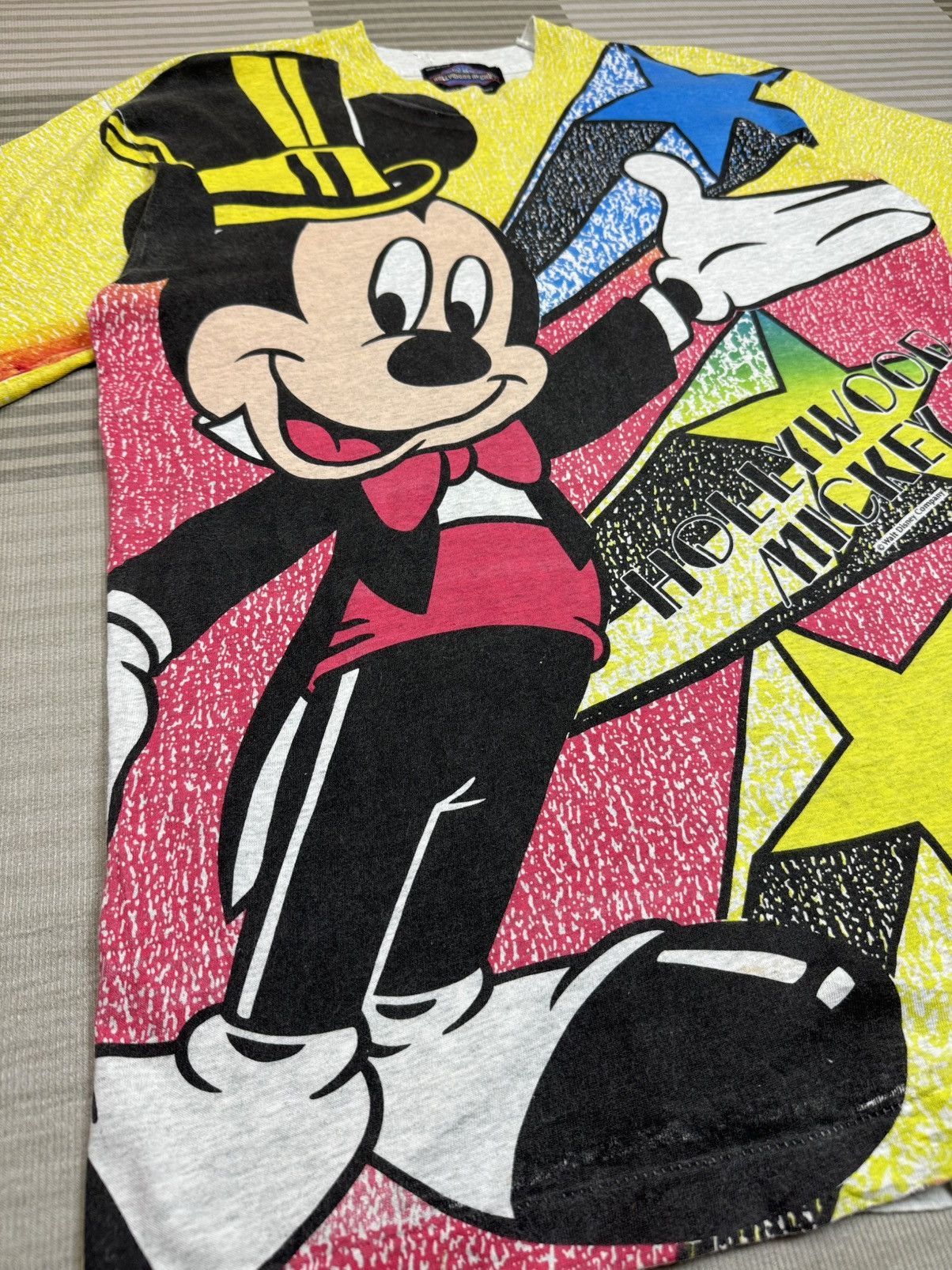 Mickey Mouse Vintage 90s Mickey Mouse Full Print Tshirt Size US M / EU 48-50 / 2 - 8 Thumbnail
