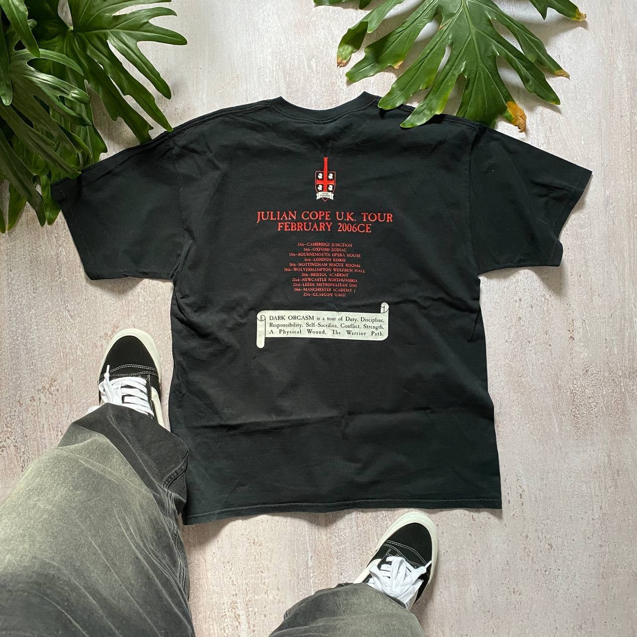 Band Tees VINTAGE Y2K JULIAN COPE DARK ORGASM RARE BAND T SHIRT 18 Size US XL / EU 56 / 4 - 2 Thumbnail