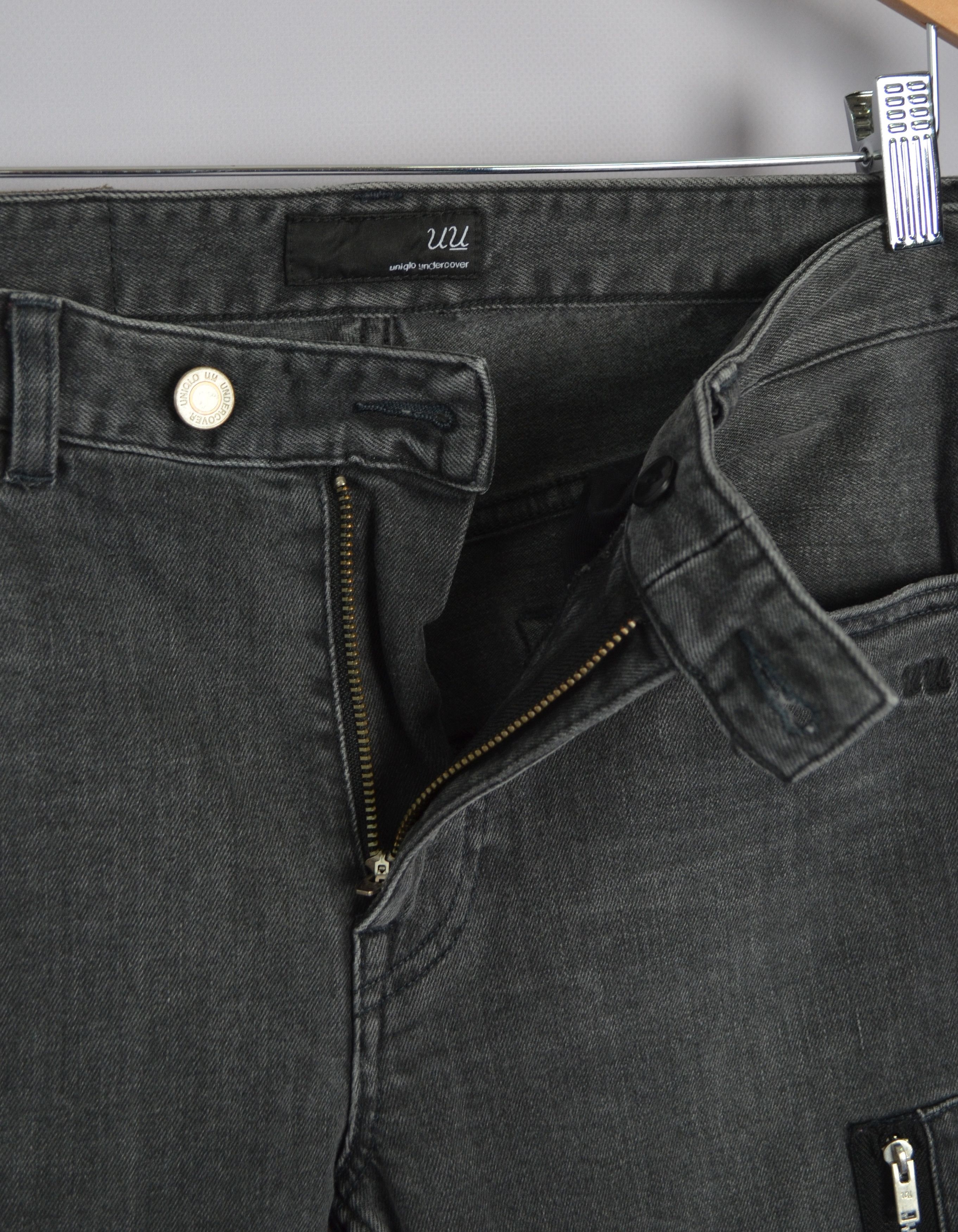 Designer × Undercover × Uniqlo Uniqlo Undercover Grey Denim Slim Jeans Size W29 L34 Size US 29 - 12 Thumbnail