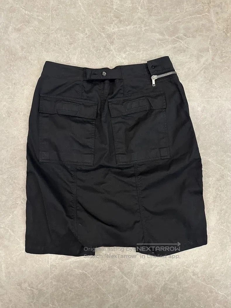 Rick Owens Inclined zipper machete hanging crotch shorts.