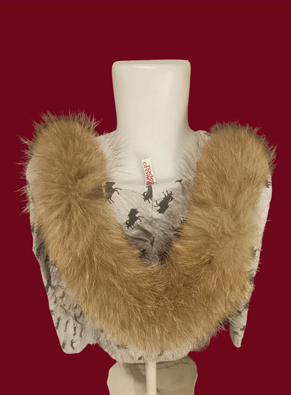 Japanese Brand Rodeo Crowns Fur Zip Hoodie Long Sleeve Size US L / EU 52-54 / 3 - 3 Thumbnail