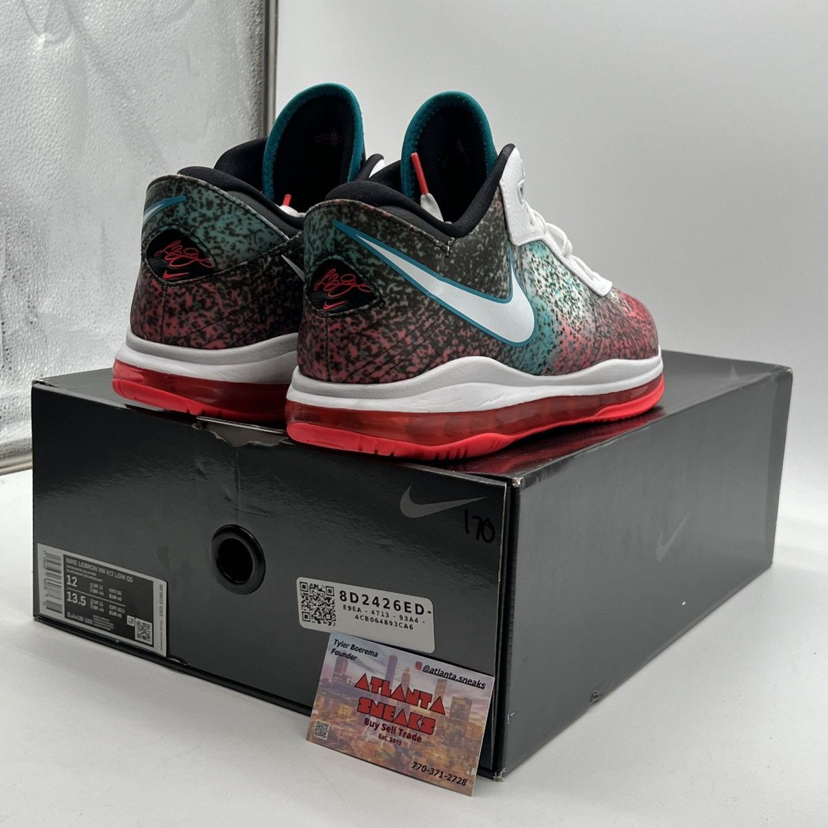 Nike Lebron 8 low Miami night Size US 12 / EU 45 - 5 Thumbnail