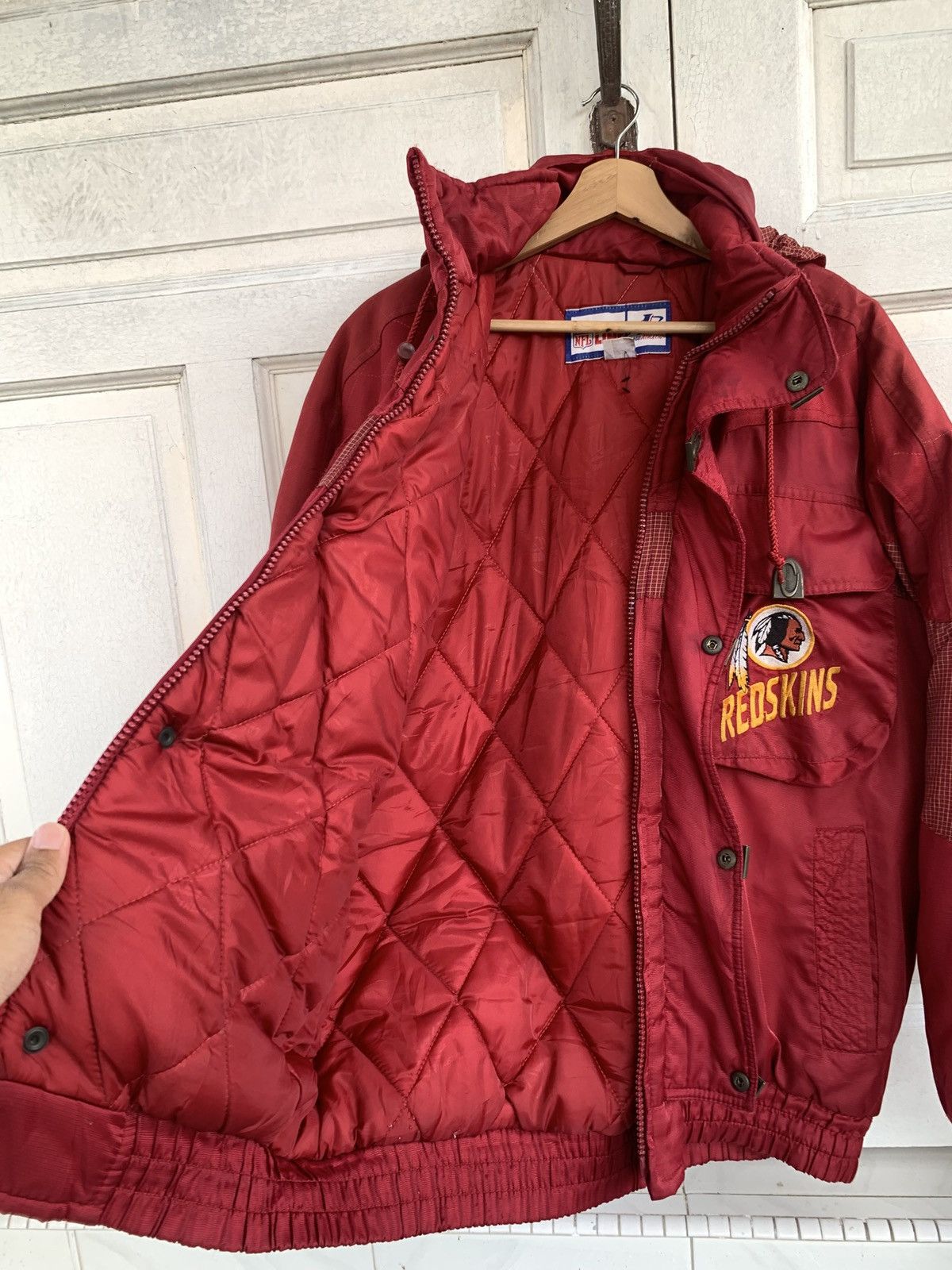 NFL Vintage 90s Washington Redskins NFL PROLINE Jacket Size US XL / EU 56 / 4 - 13 Thumbnail