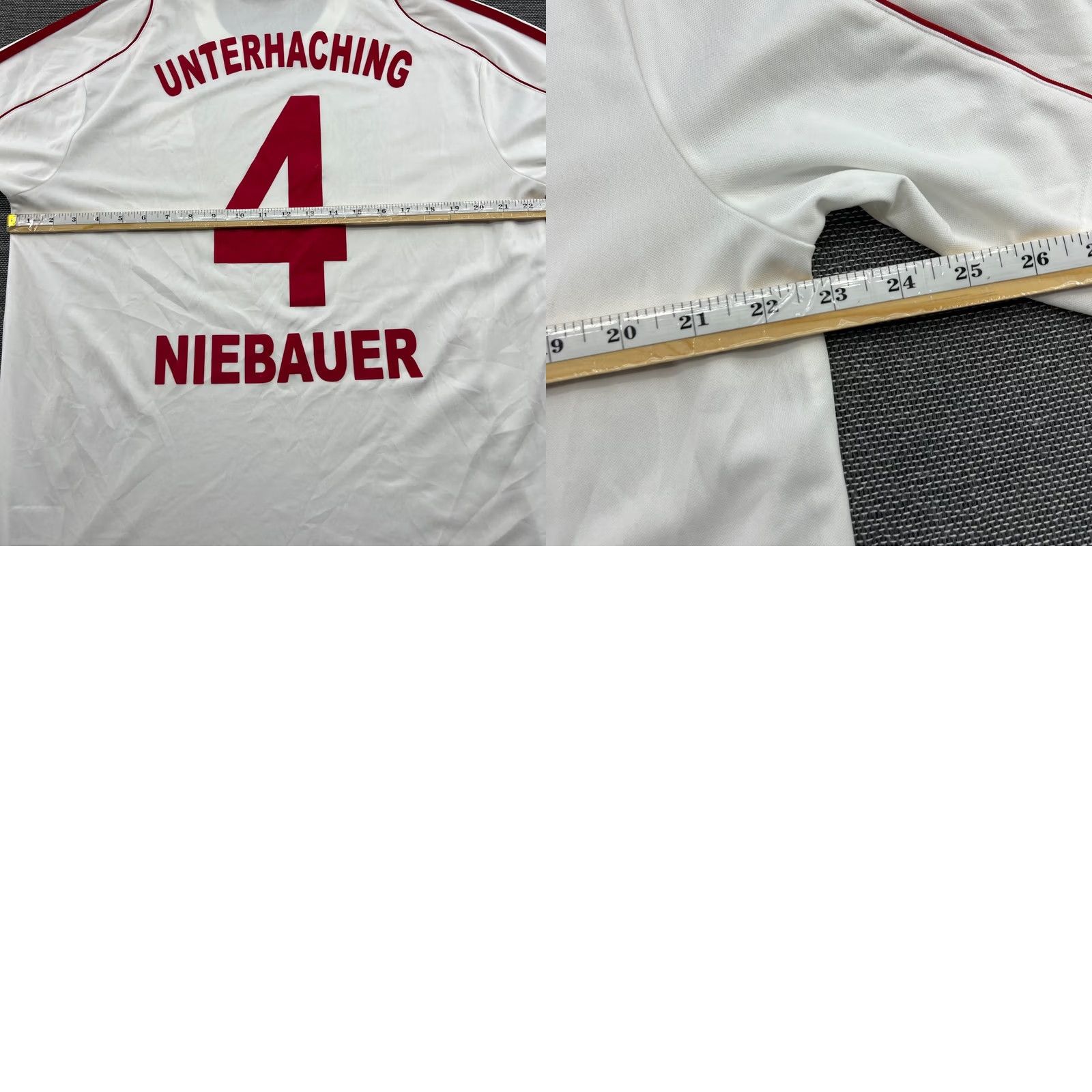 Adidas adidas SpVgg Unterhaching 2011 2012 Away Mike Niebauer Football Jersey Mens Sz L White T-Shirt Size US L / EU 52-54 / 3 - 10 Thumbnail