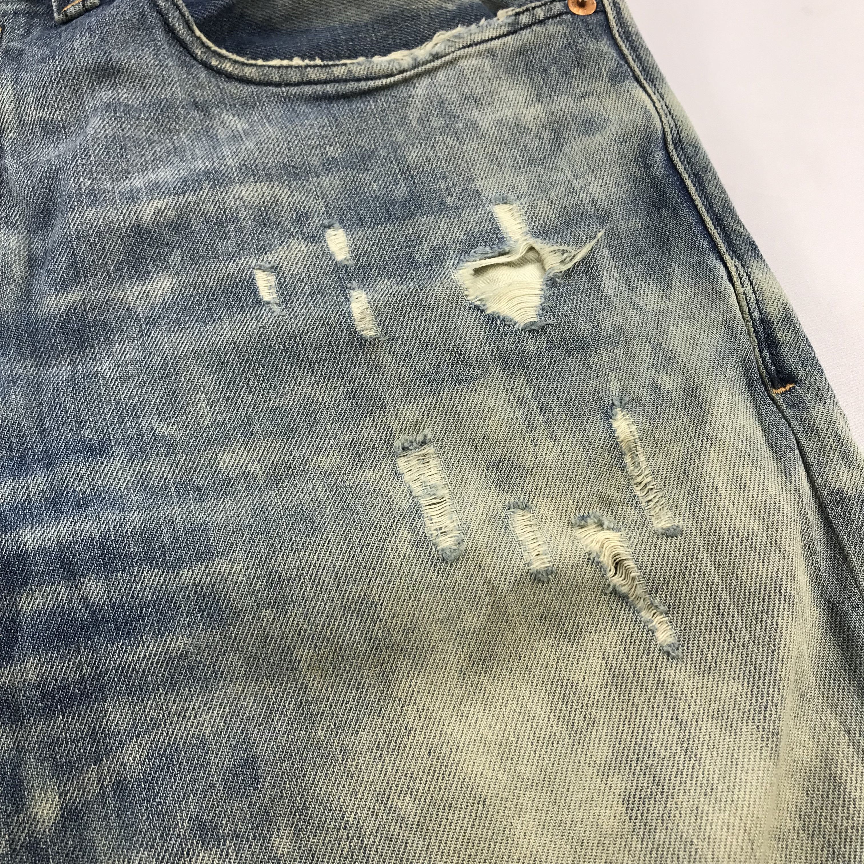 Diesel Diesel Safado Light Distress Denim Jeans KJ3458 Size US 32 / EU 48 - 15 Thumbnail