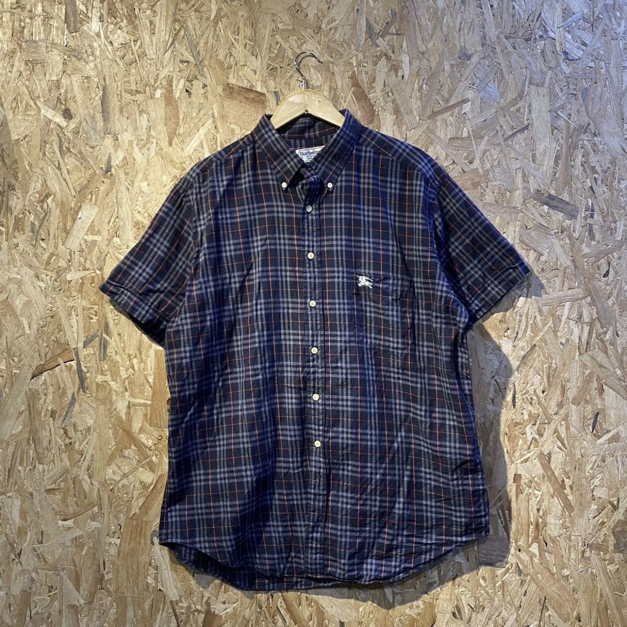 Burberry × Vintage Burberrys Luxury Brand Small Logo Design Shirt Size US XL / EU 56 / 4 - 1 Thumbnail