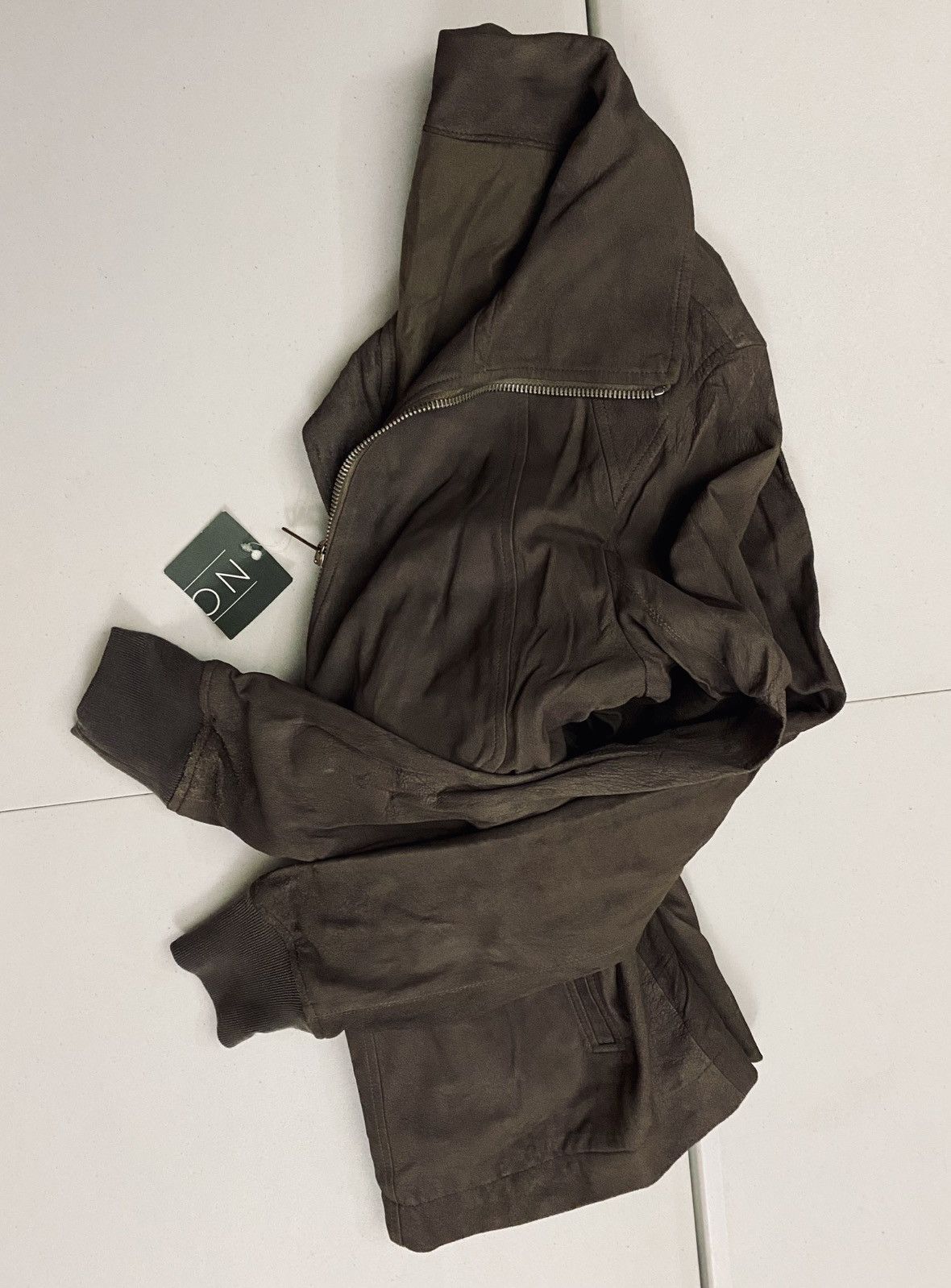 Rick Owens Rick Owens Blistered Lamb High Neck Intarsia DNA Dust Jacket Size US L / EU 52-54 / 3 - 10 Thumbnail