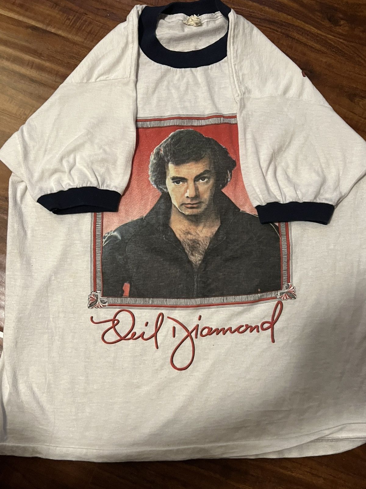 Band Tees × Vintage Neil Dianmond Fall Tour 82 Tee Size US M / EU 48-50 / 2 - 8 Thumbnail
