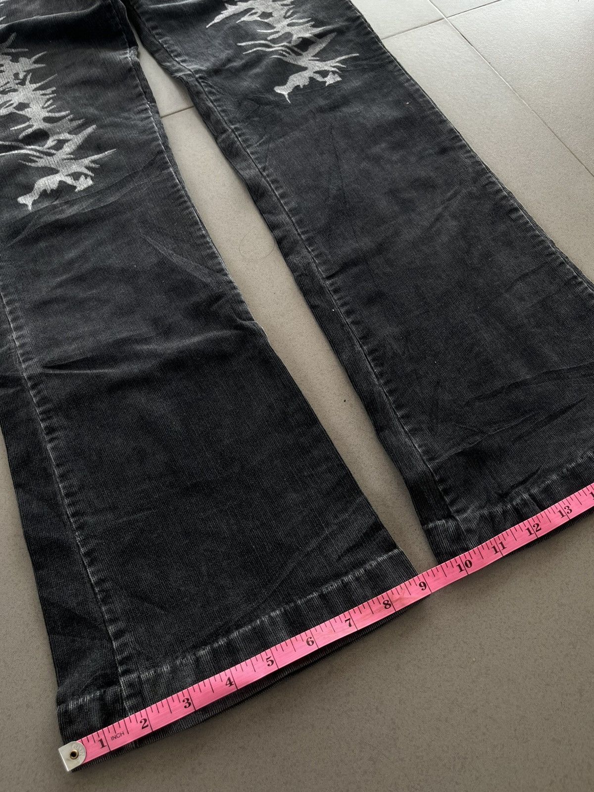 14th Addiction JAPANESE BANTUO CORDUROY FLARE BOOT CUT PANTS PUNK VKEI Size US 29 - 14 Thumbnail