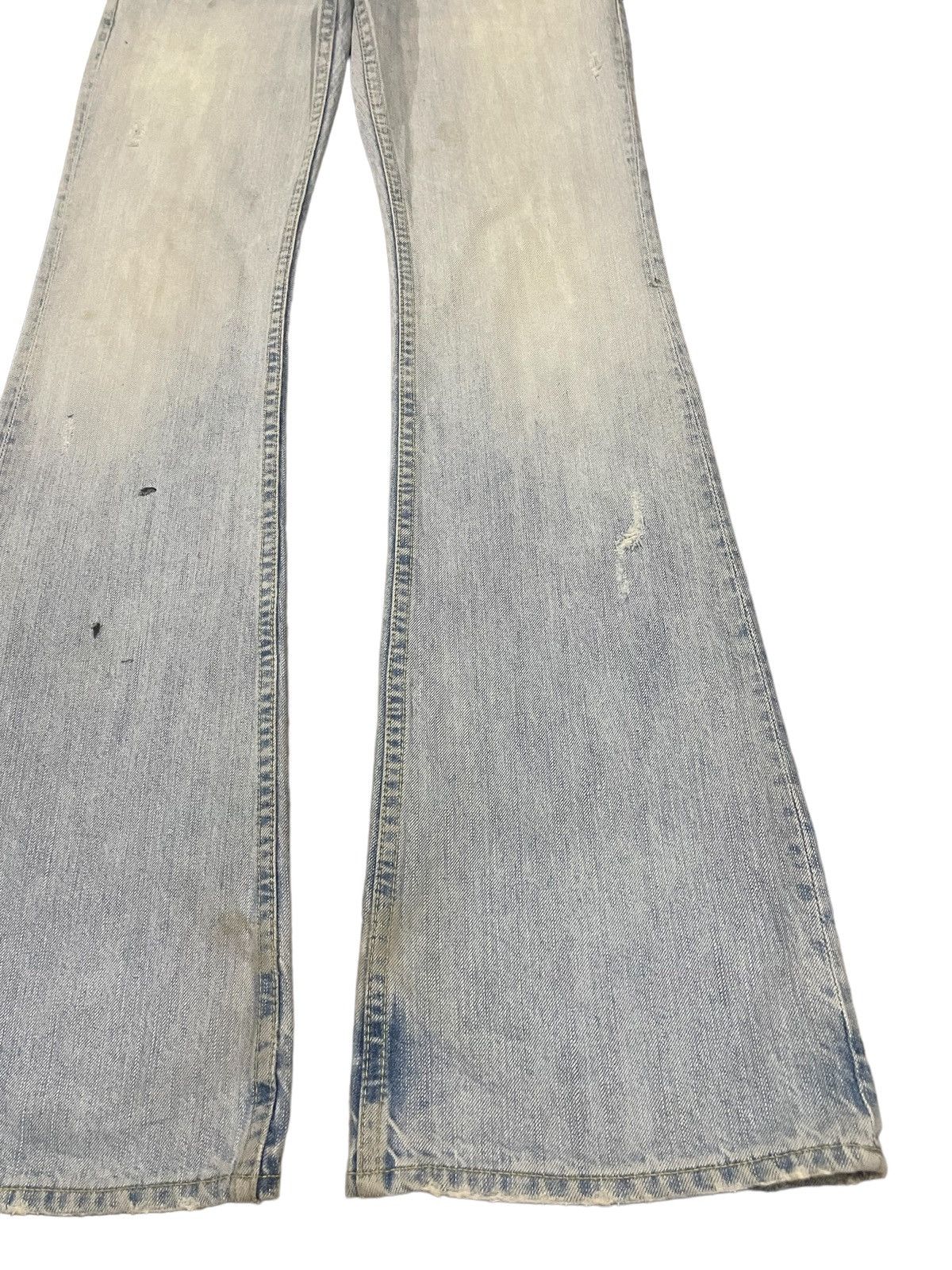 Japanese Brand Vintage Japanese Denim Womenswear Low Waisted Flare Jeans Size 30" / US 8 / IT 44 - 7 Thumbnail