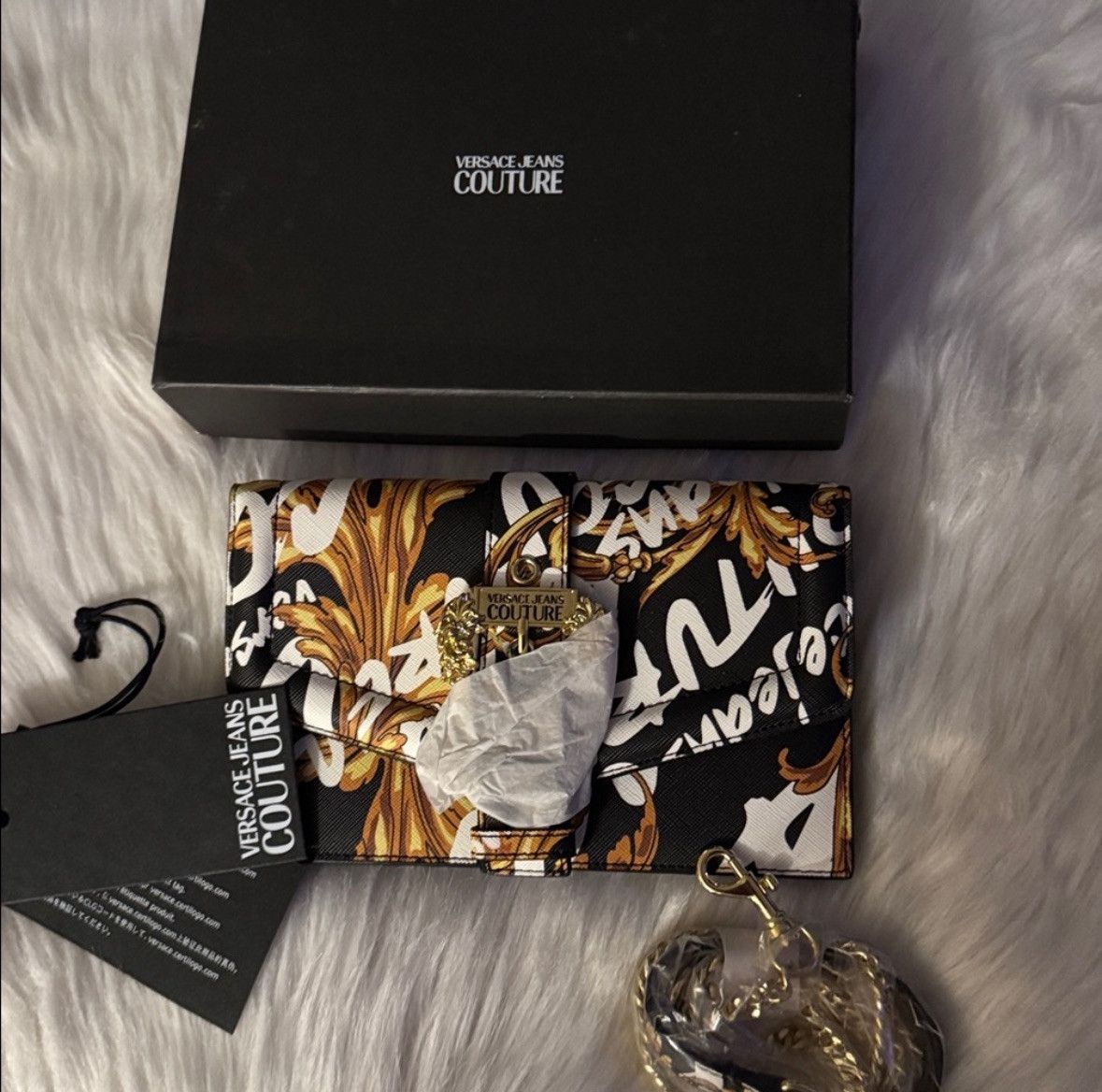 Versace Jeans Couture Versace Jean Couture Printed Saffinao Size ONE SIZE - 3 Thumbnail