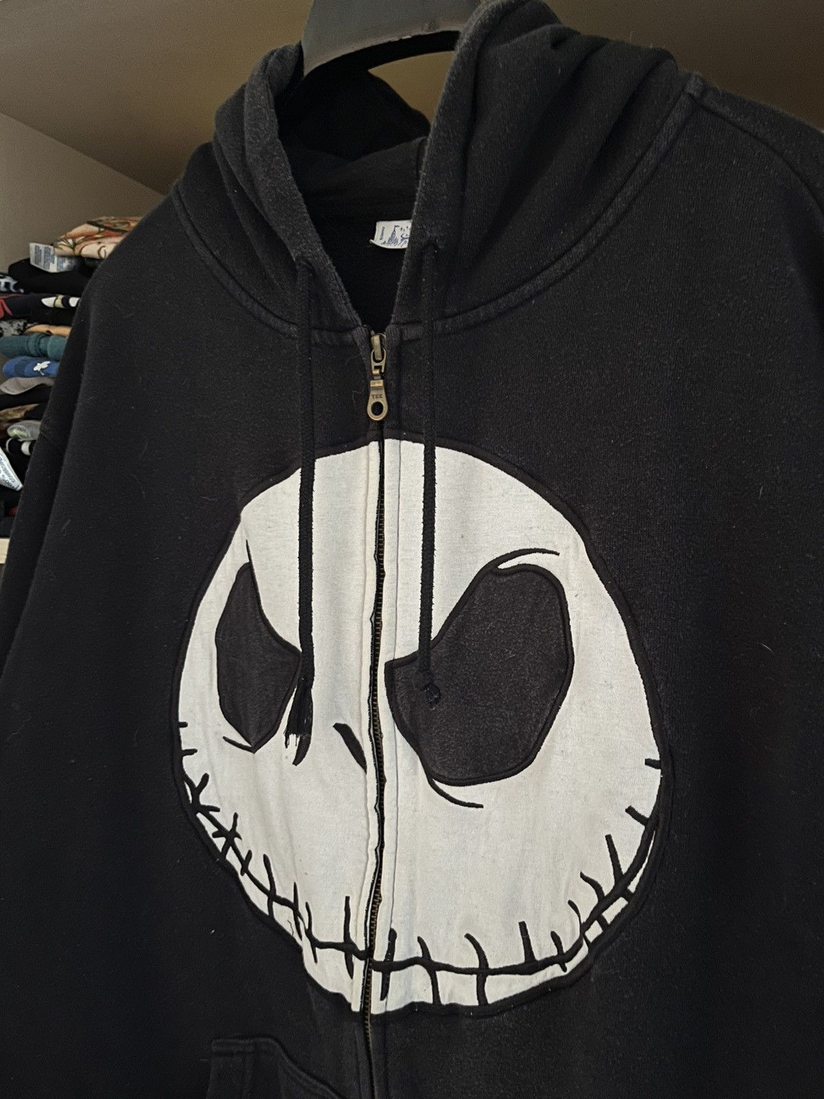 Disney Rare Vintage 2000s The Nightmare Zip-Up Hoodie Size US L / EU 52-54 / 3 - 2 Thumbnail