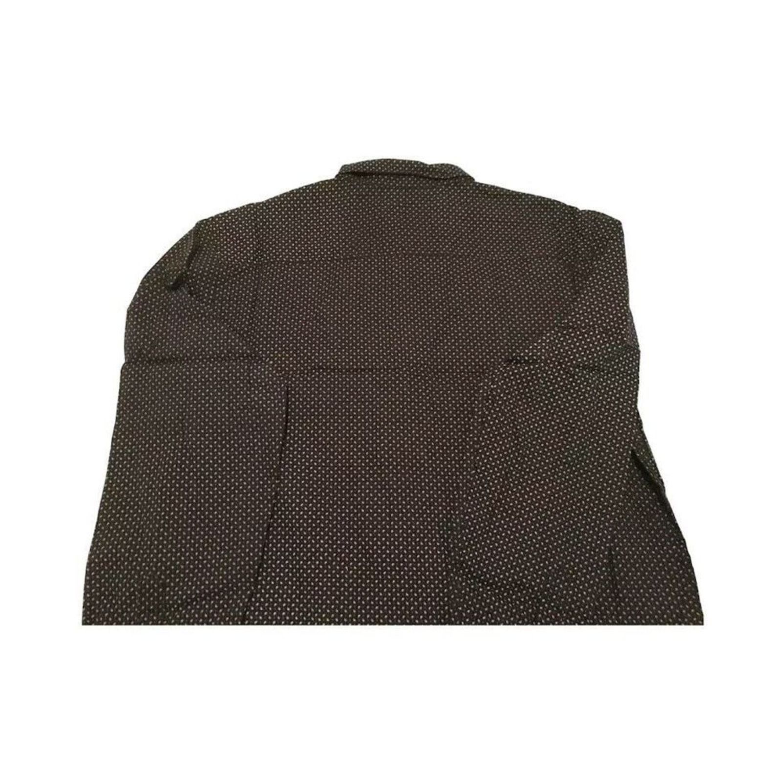 The Unbranded Brand NWOT Age Of Wisdom Men's Shirt L Black Long Sleeve Button Size US L / EU 52-54 / 3 - 2 Thumbnail