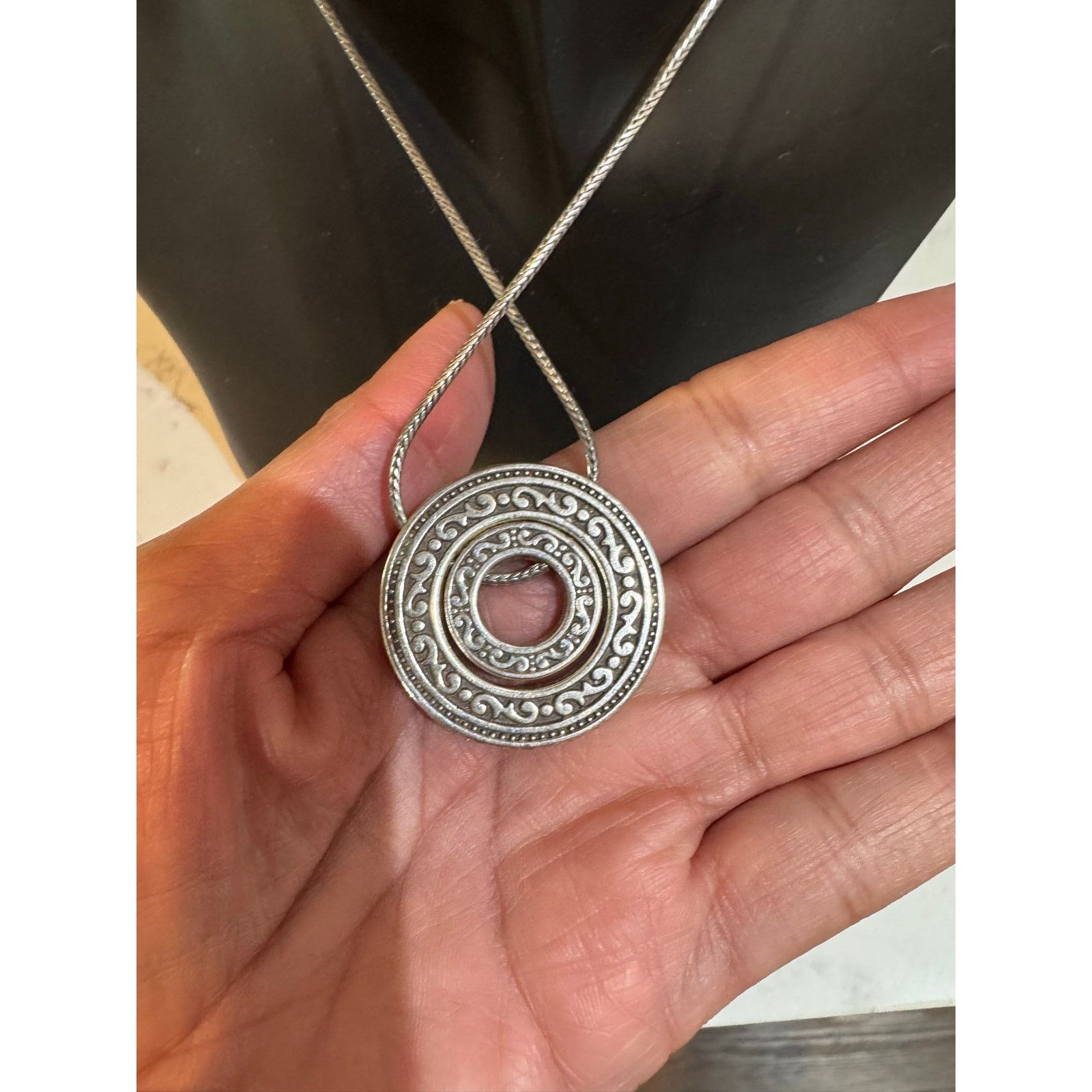 Brighton Brighton Central Park silver-plated medallion necklace Size ONE SIZE - 4 Thumbnail