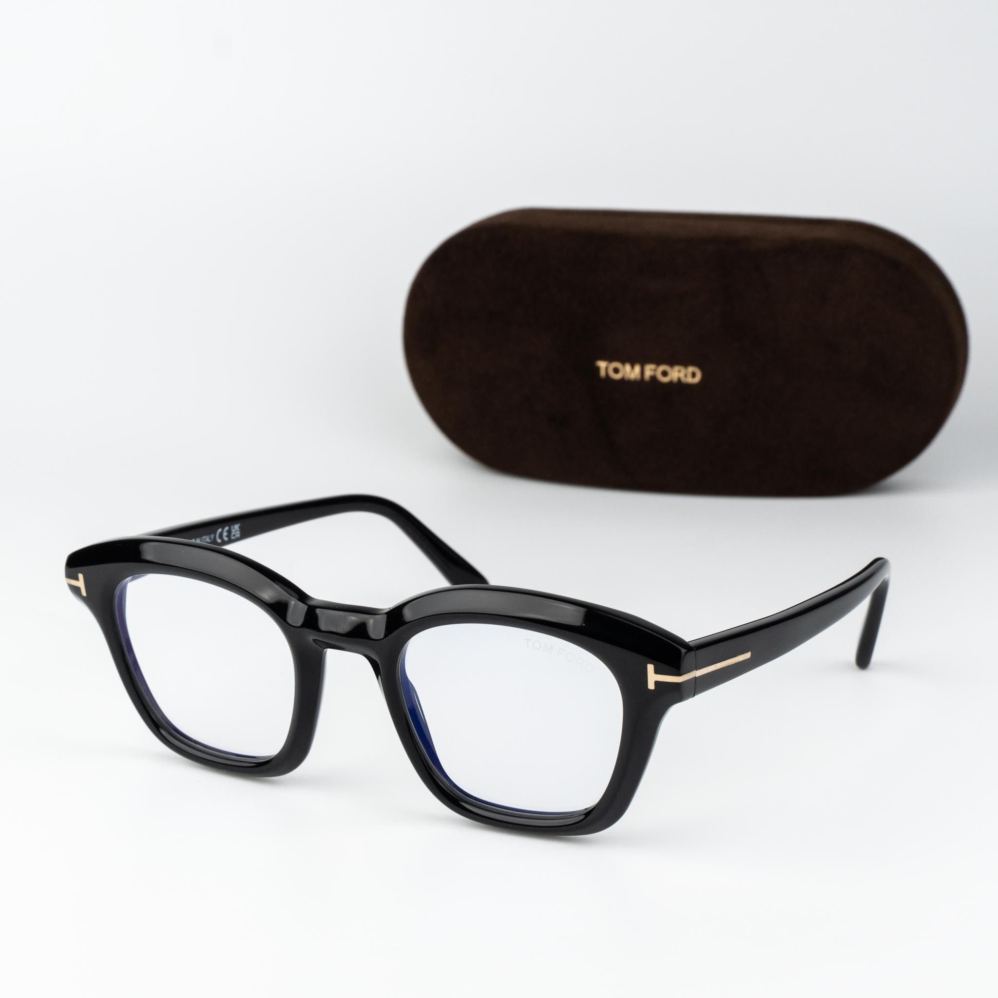 Tom Ford Tom Ford Men Eyeglasses Square FT5961-B 001 NEW AUTHENTIC Size ONE SIZE - 1 Thumbnail