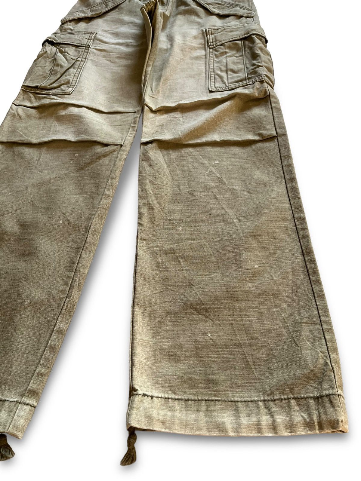 JNCO × Japanese Brand Vintage Japanese Brand Painted Cargo Baggy Denim Pants Size US 30 / EU 46 - 7 Thumbnail
