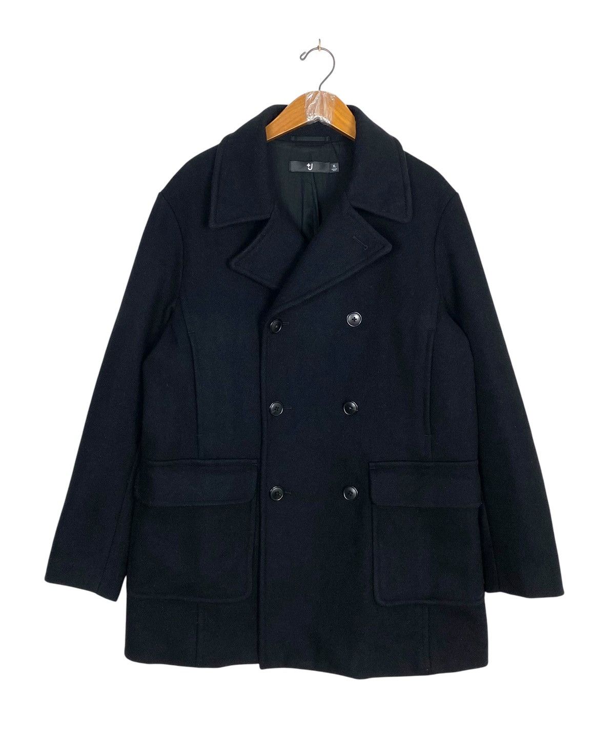 Jil Sander × Uniqlo Rare‼️ Uniqlo X Jil Sander Double Breasted Wool Pea Coat Size US M / EU 48-50 / 2 - 1 Thumbnail
