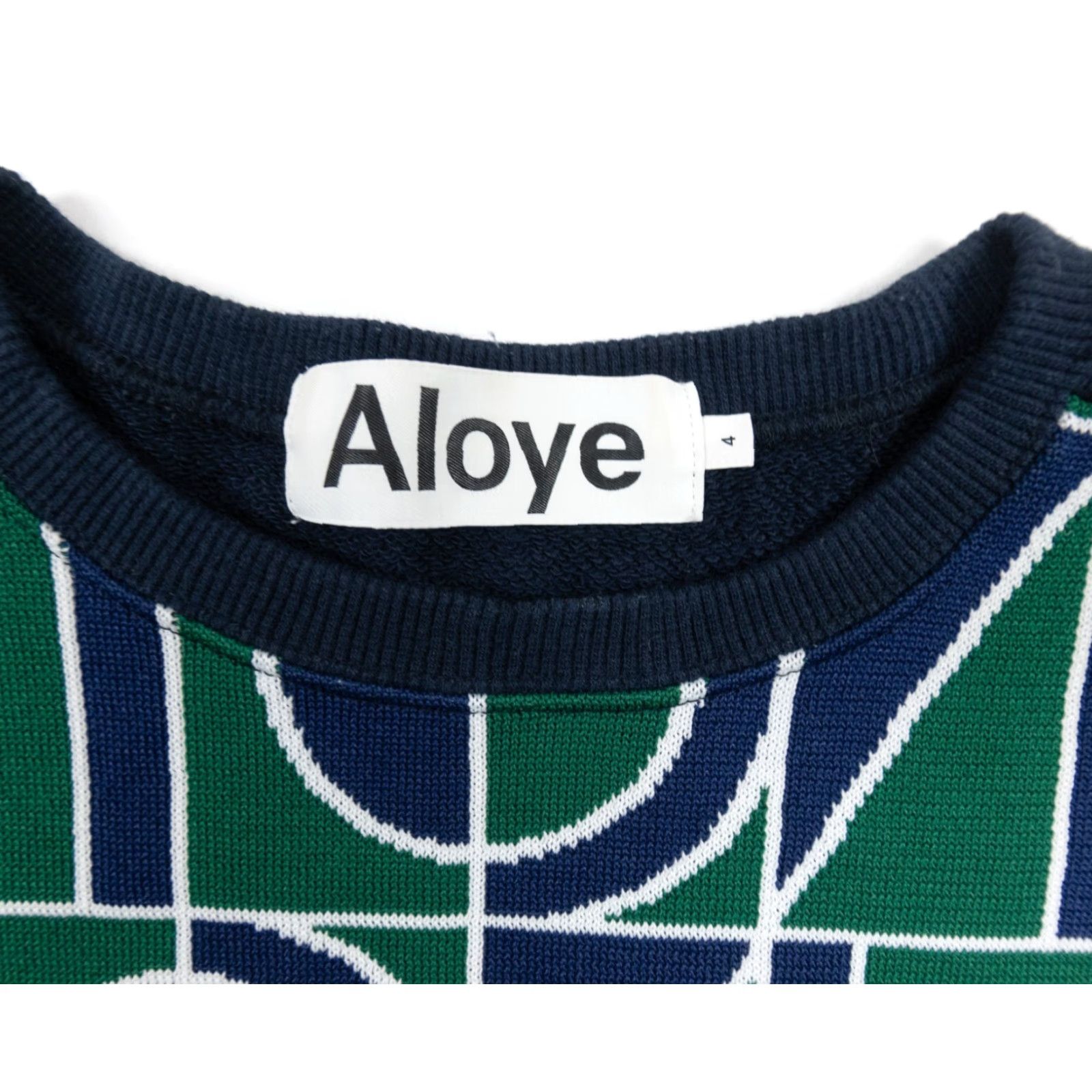 Vintage Aloye Mens Sweater XLarge Blue Knit Pullover Crewneck Cotton Japan Made Adult Size 4 Size US S / EU 44-46 / 1 - 4 Thumbnail